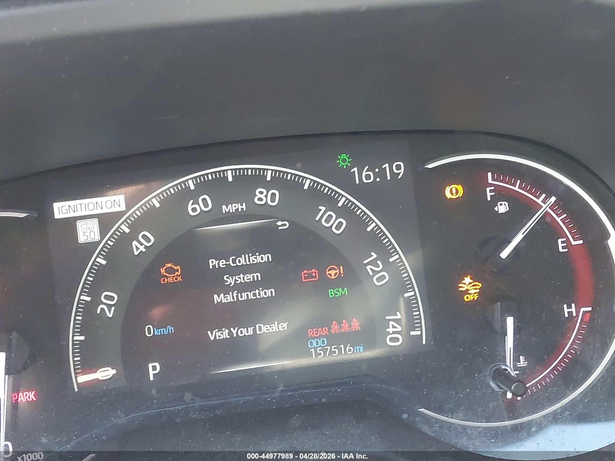 2019 Toyota Rav4 Adventure Синий vin: 2T3J1RFV4KW008612