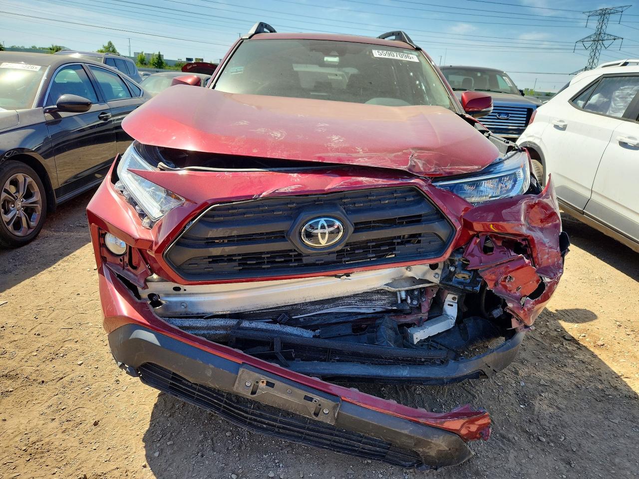 2019 Toyota Rav4 Adventure Red vin: 2T3J1RFV4KW027645