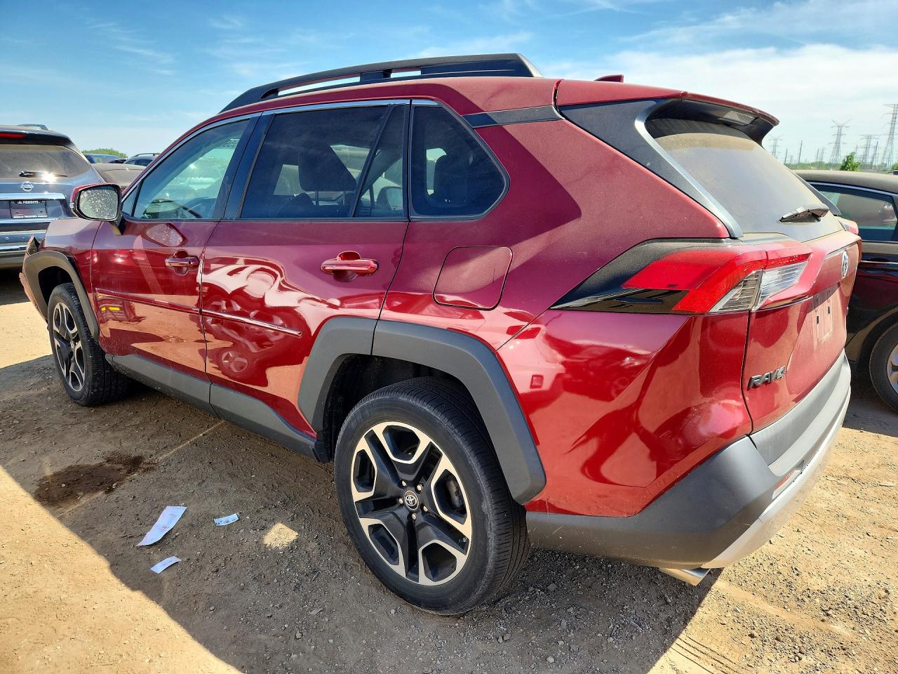 2019 Toyota Rav4 Adventure Red vin: 2T3J1RFV4KW027645