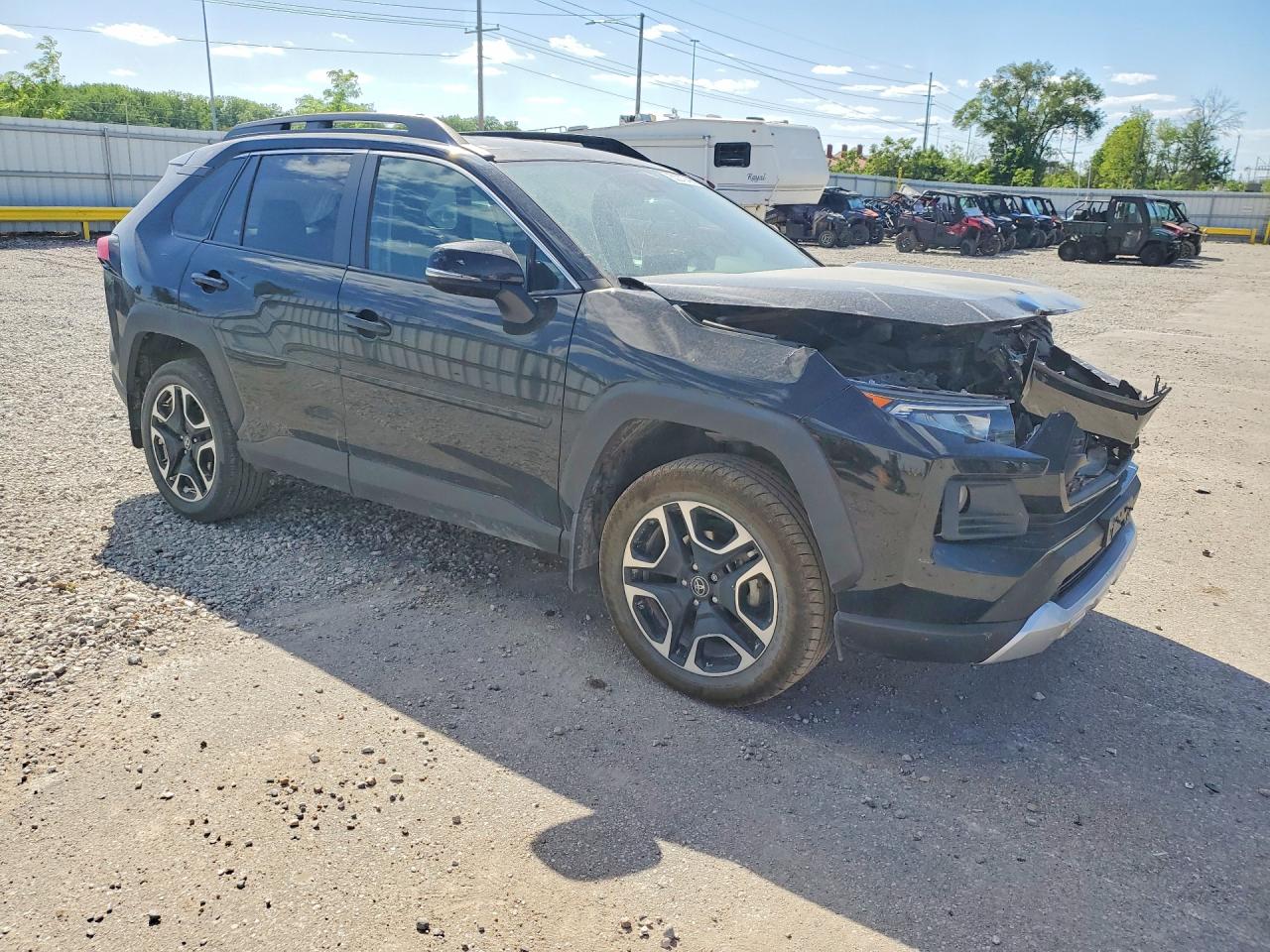 2019 Toyota Rav4 Adventure Black vin: 2T3J1RFV7KW033133