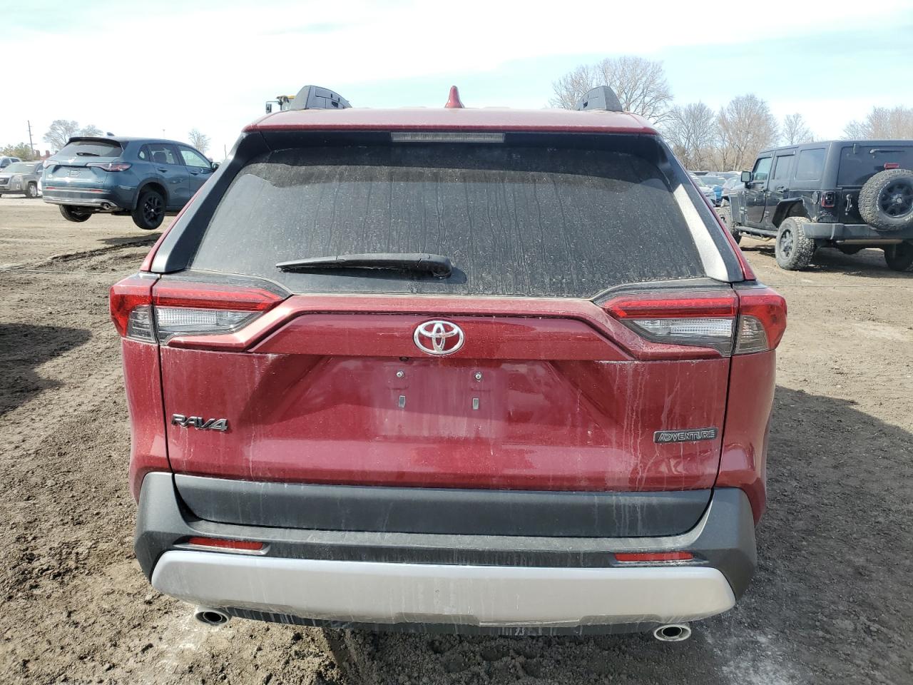 2019 Toyota Rav4 Adventure Maroon vin: 2T3J1RFV8KW021735