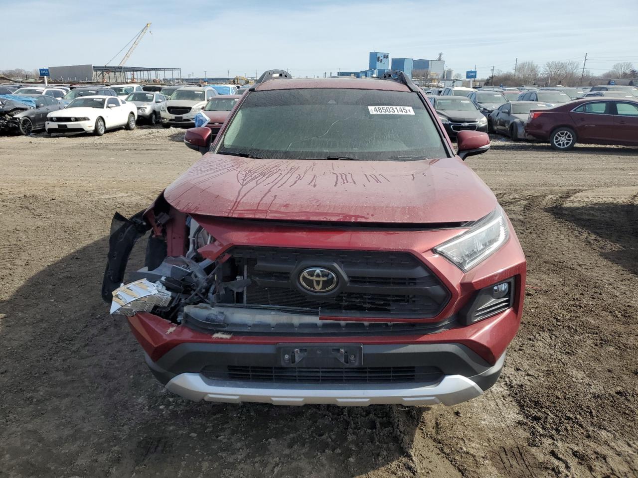 2019 Toyota Rav4 Adventure Maroon vin: 2T3J1RFV8KW021735