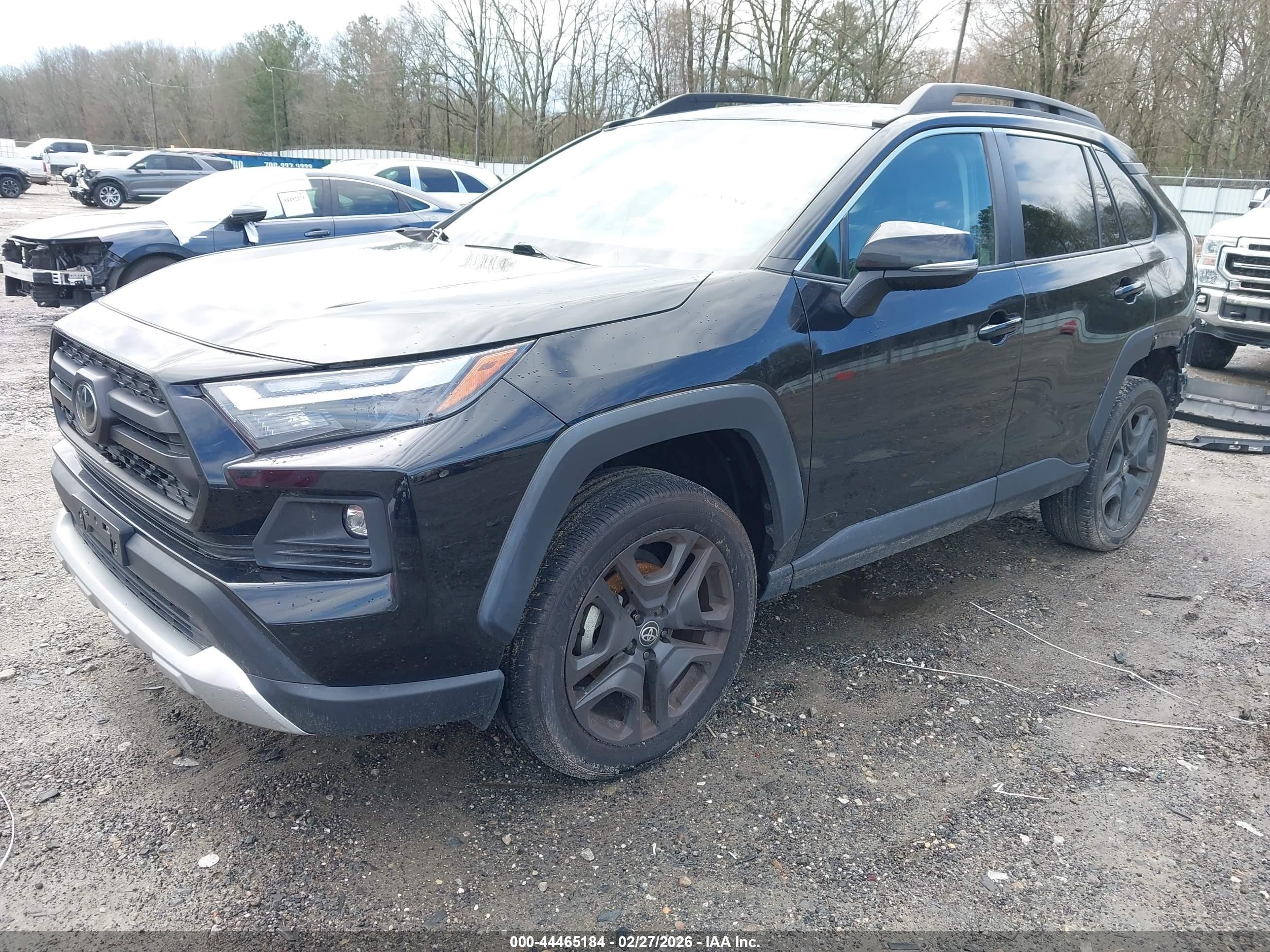 2022 Toyota Rav4 Adventure Black vin: 2T3J1RFV9NW285602