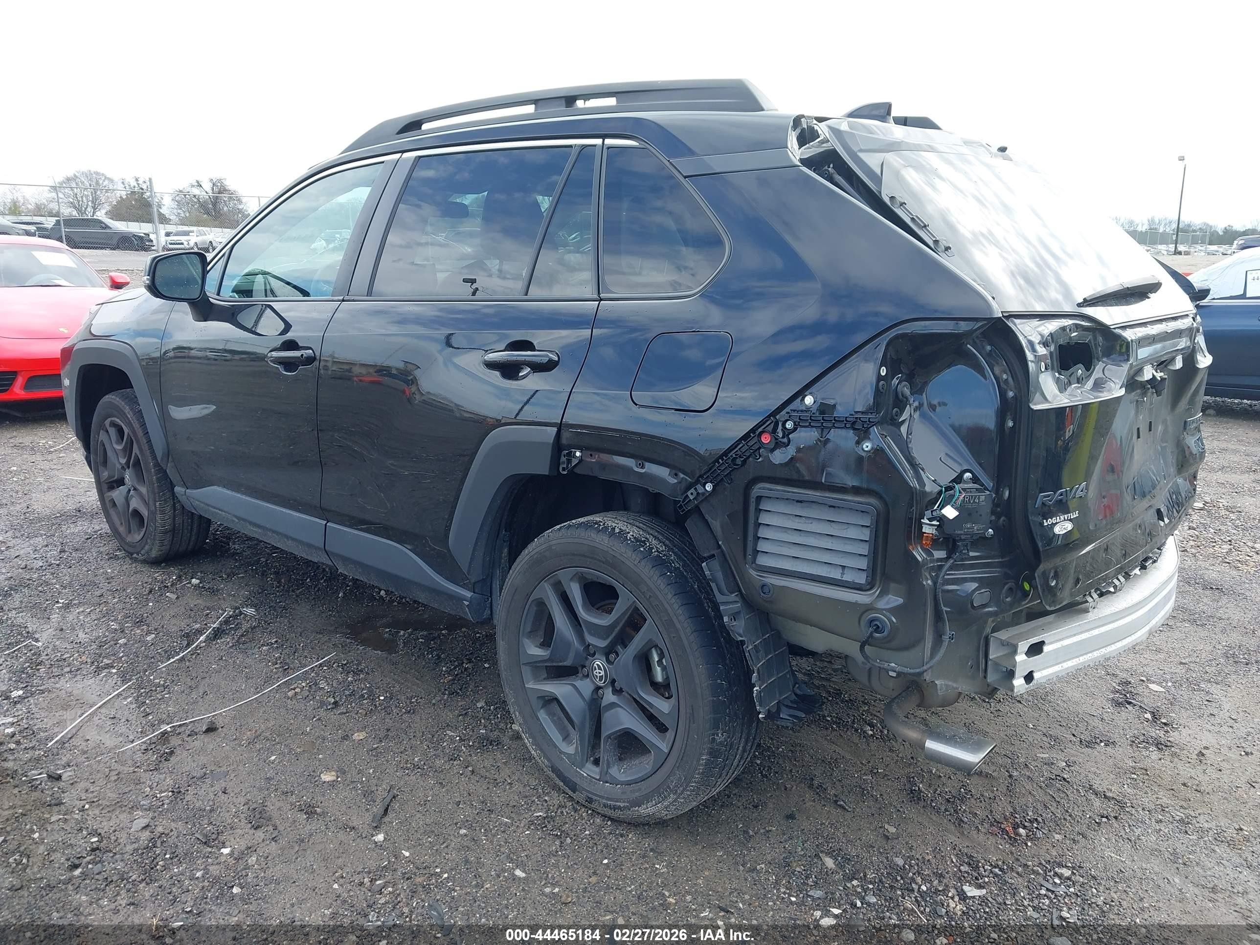 2022 Toyota Rav4 Adventure Black vin: 2T3J1RFV9NW285602