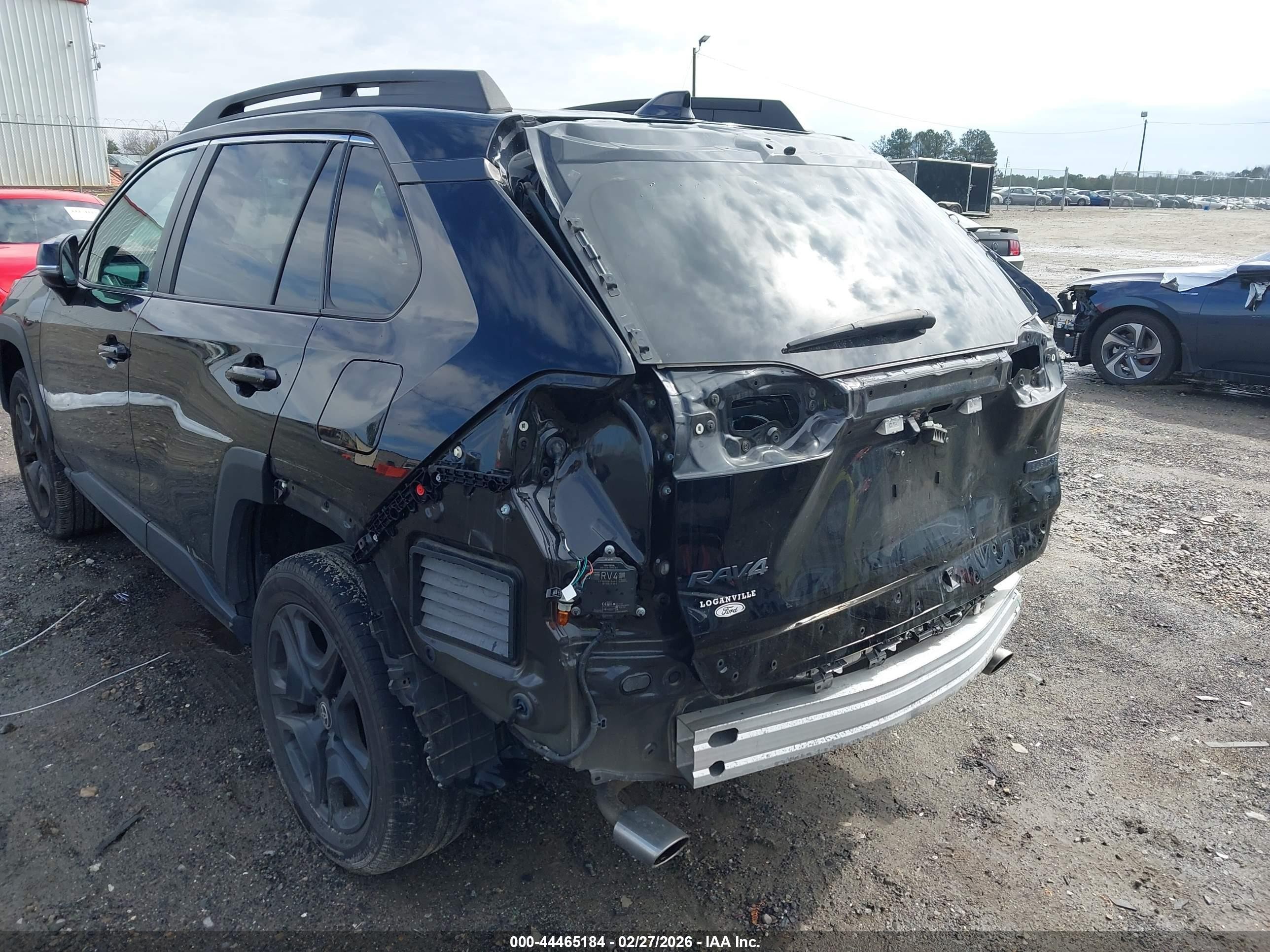 2022 Toyota Rav4 Adventure Black vin: 2T3J1RFV9NW285602