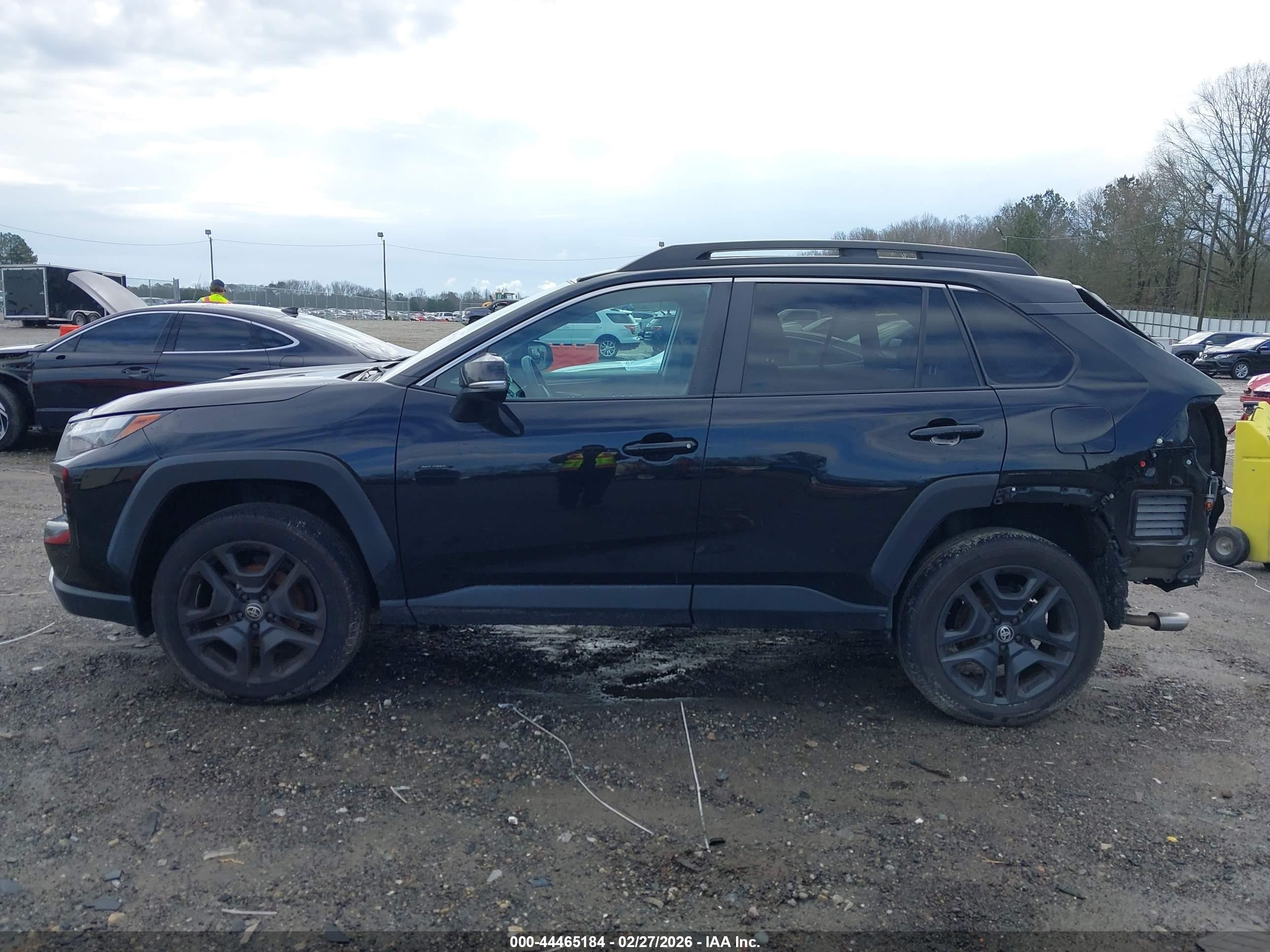 2022 Toyota Rav4 Adventure Black vin: 2T3J1RFV9NW285602