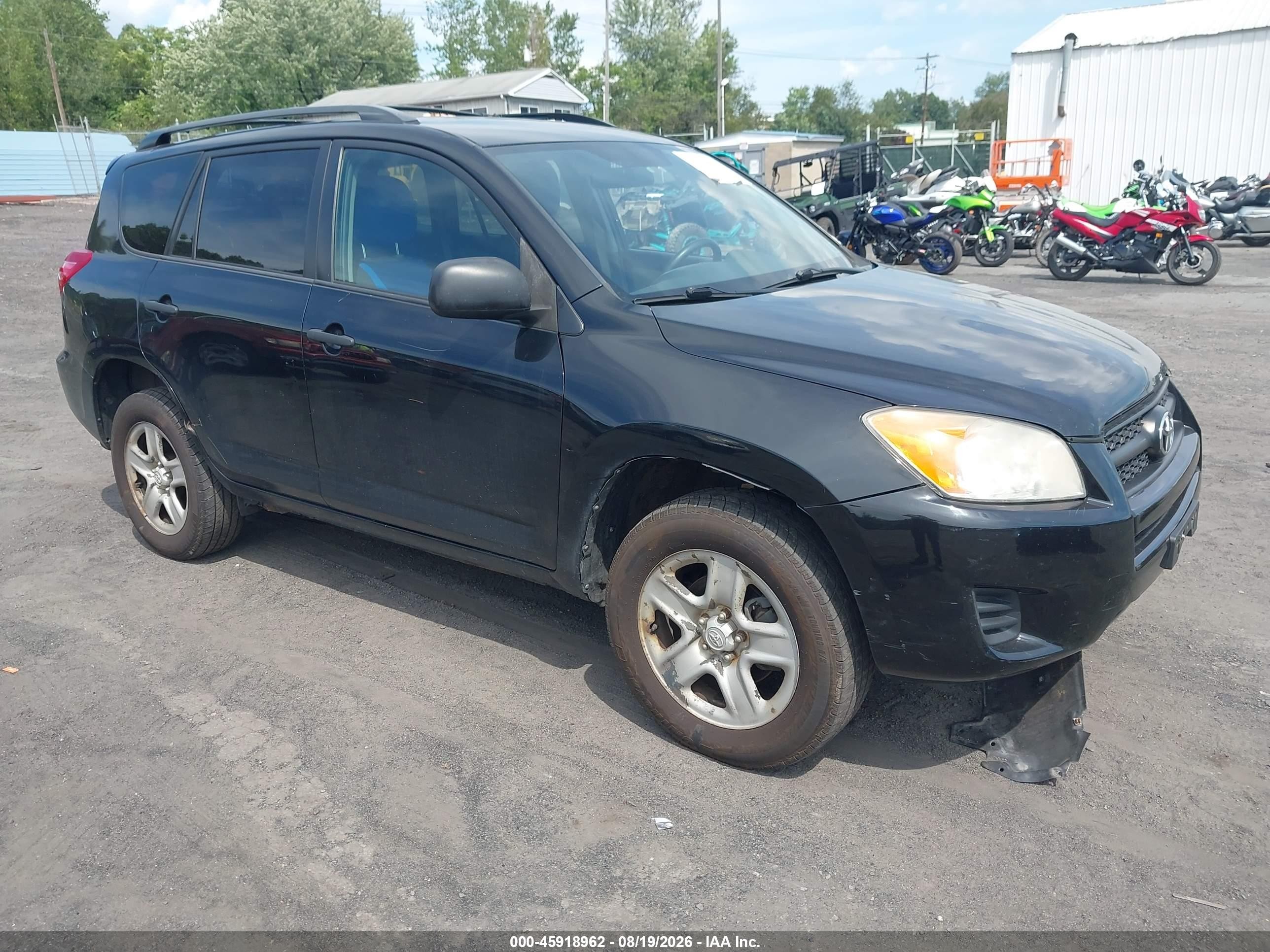 2010 Toyota Rav4   Черный vin: 2T3JF4DV0AW067484