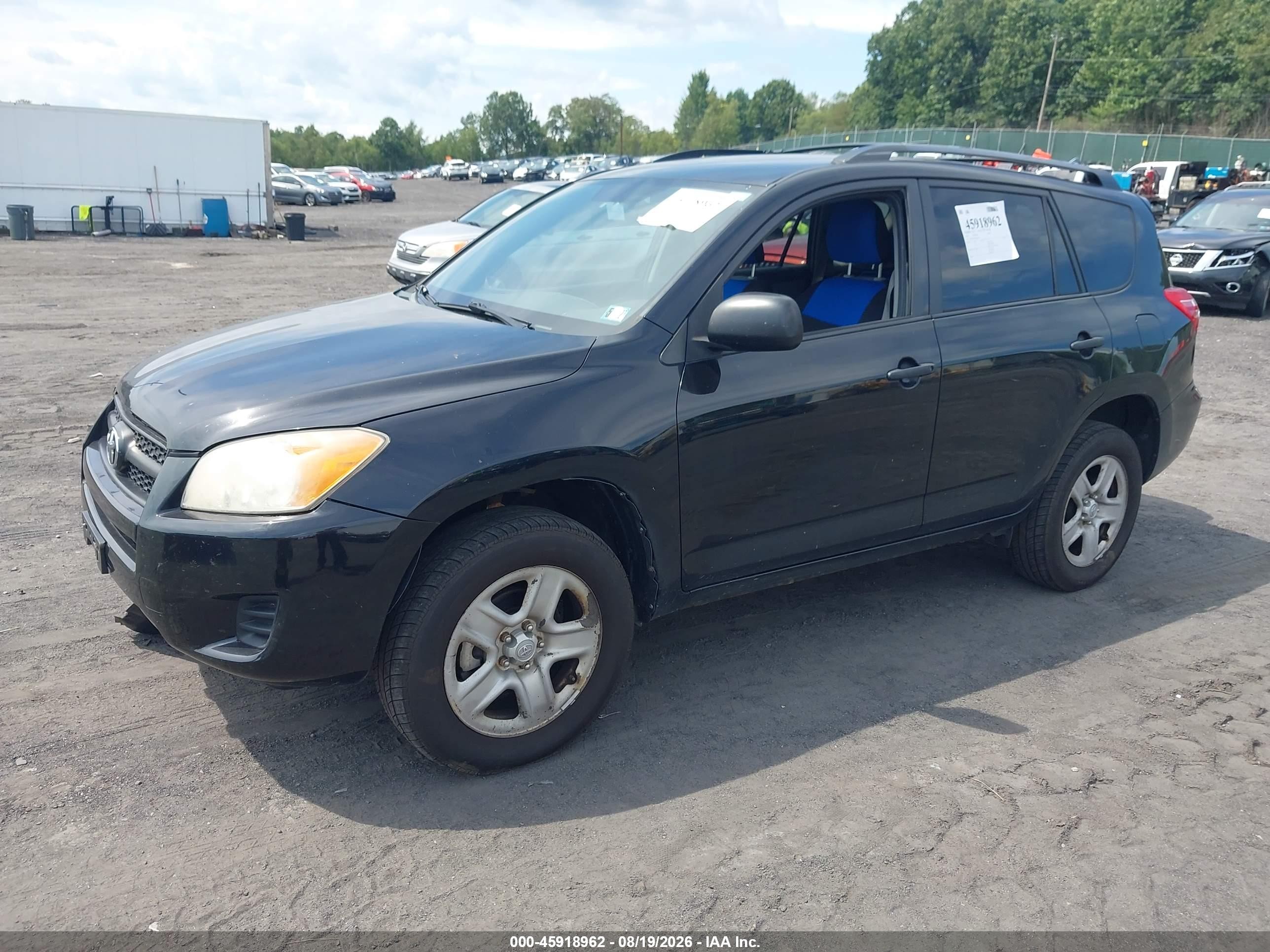 2010 Toyota Rav4   Черный vin: 2T3JF4DV0AW067484