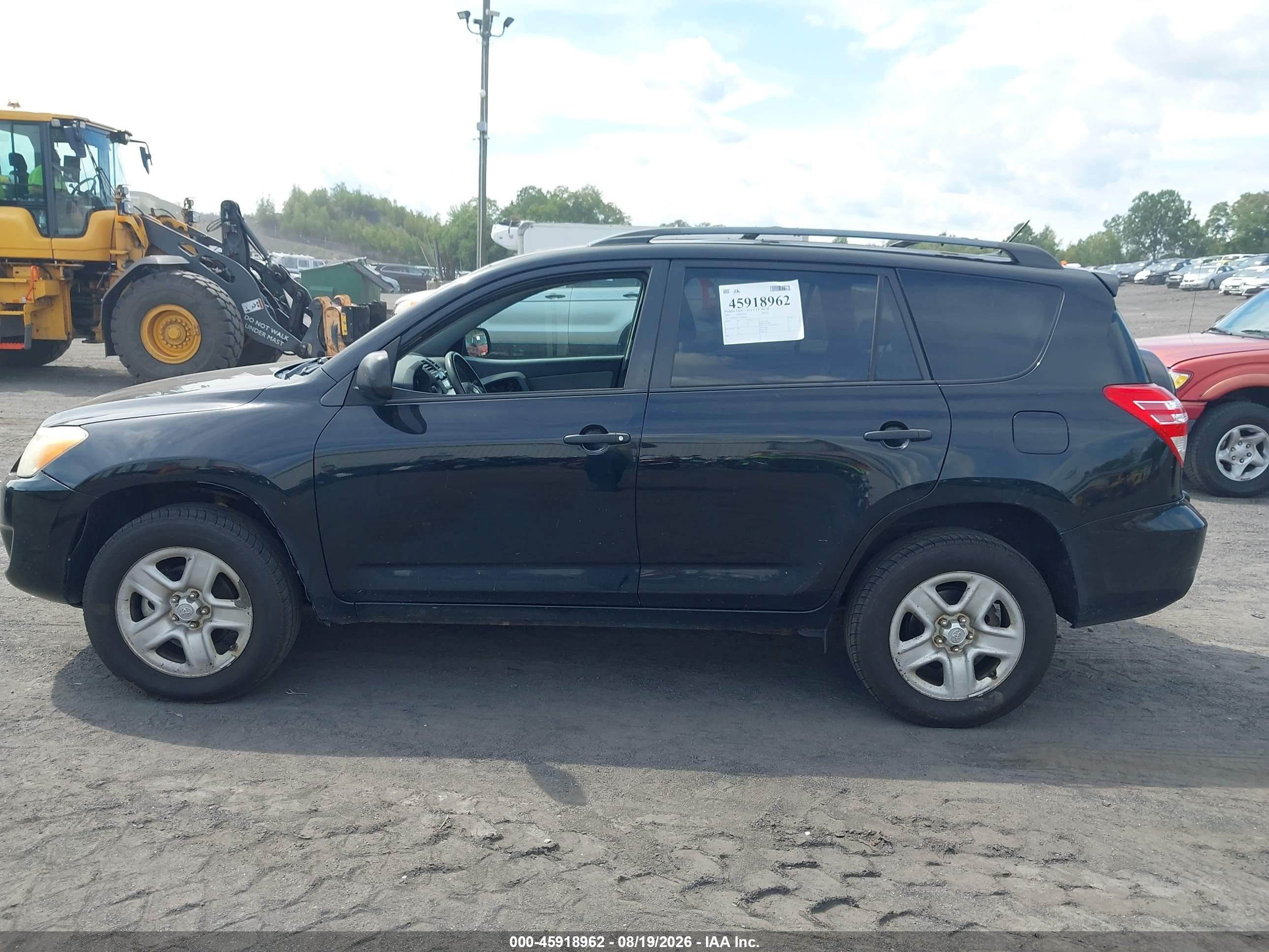 2010 Toyota Rav4   Черный vin: 2T3JF4DV0AW067484