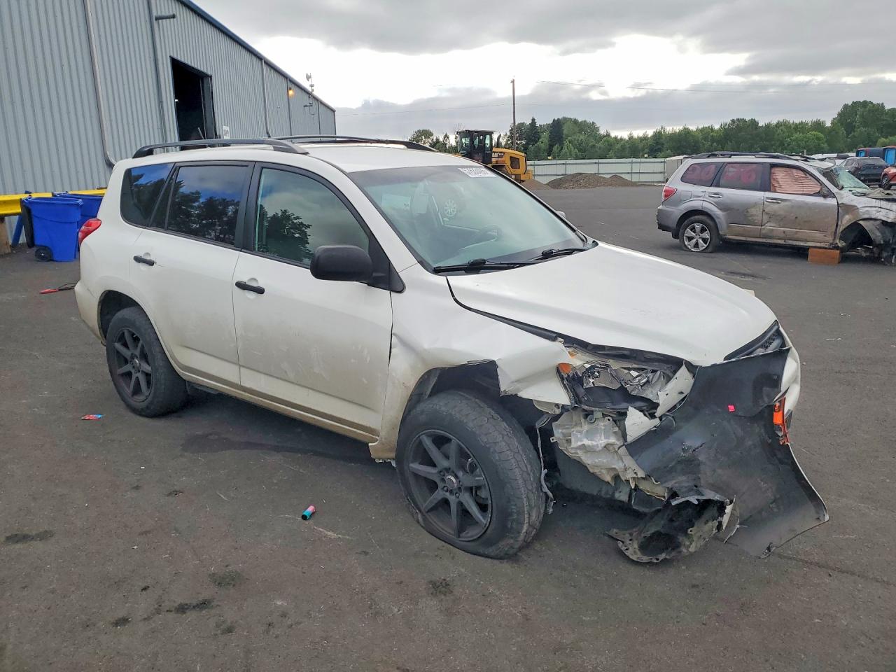 2010 Toyota Rav4 Base White vin: 2T3JF4DV0AW069879