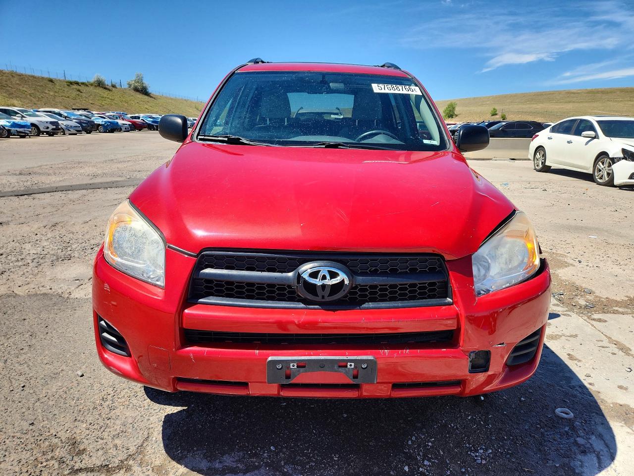 2011 Toyota Rav4 Base Red vin: 2T3JF4DV0BW126891