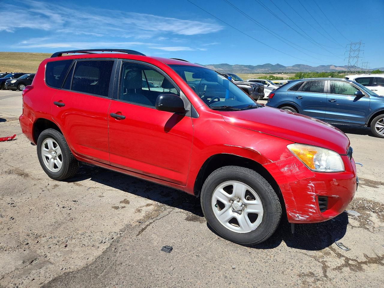 2011 Toyota Rav4 Base Red vin: 2T3JF4DV0BW126891