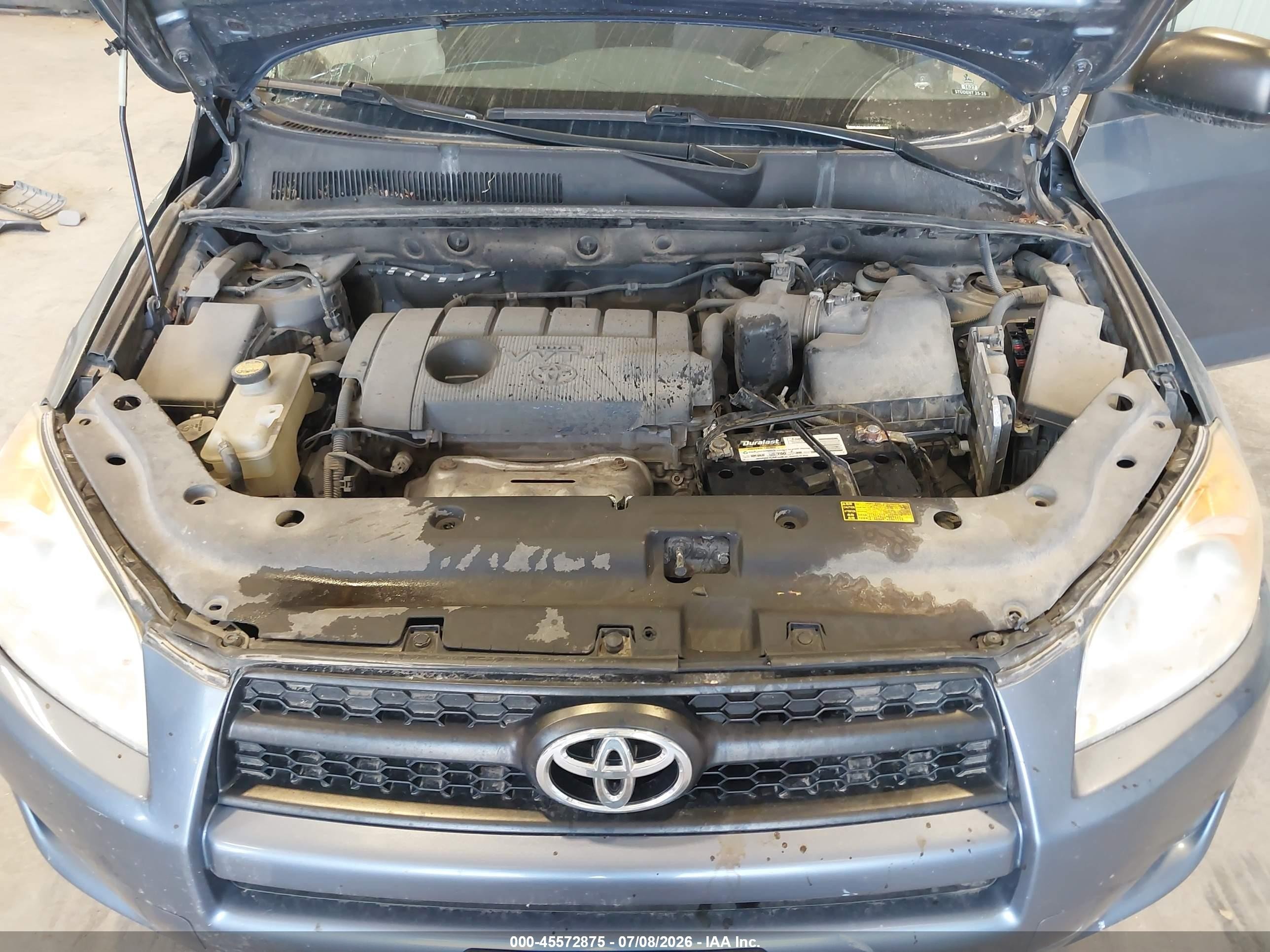 2012 Toyota Rav4   Blue vin: 2T3JF4DV1CW218819