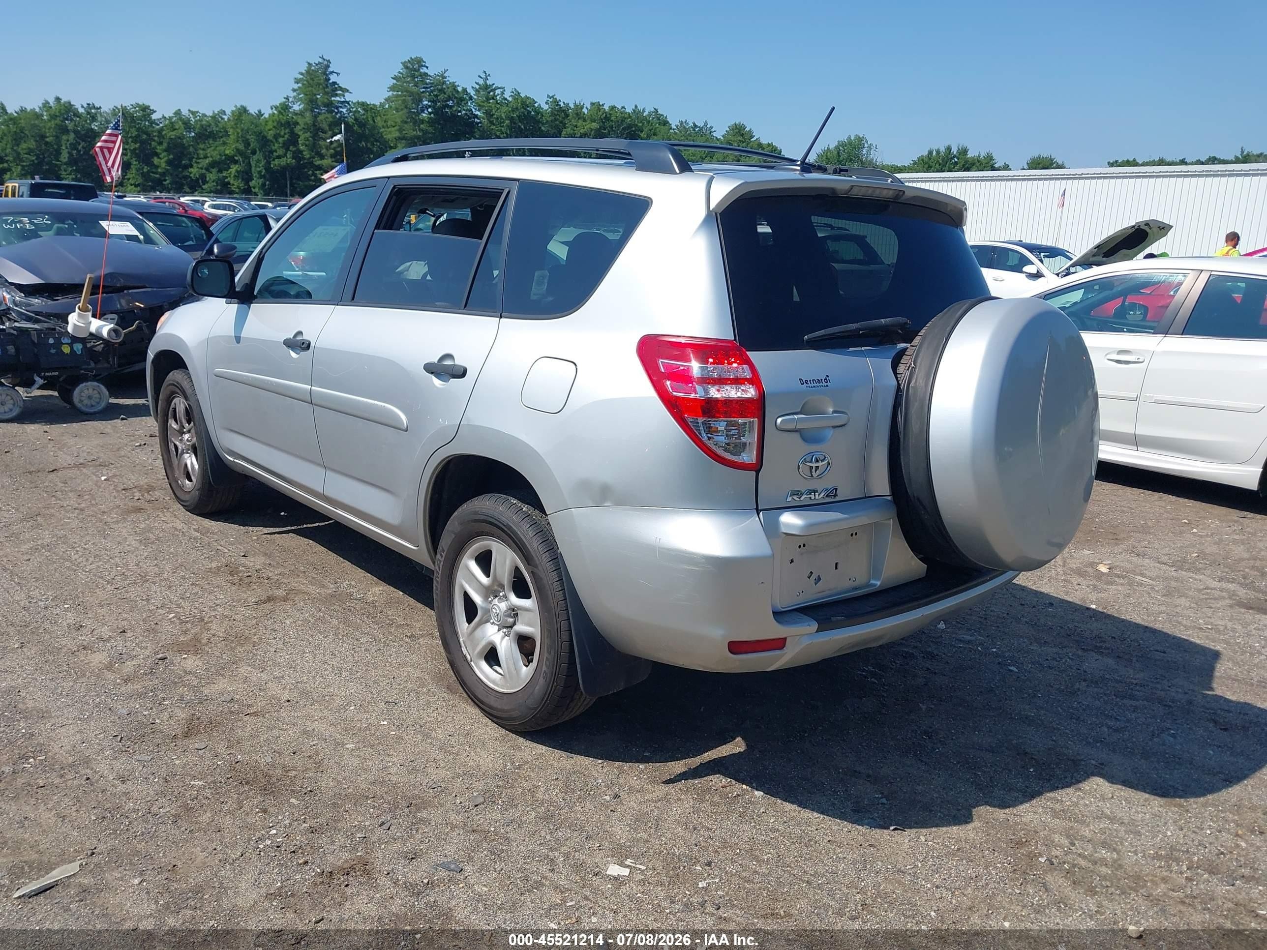 2012 Toyota Rav4   Silver vin: 2T3JF4DV2CW181795