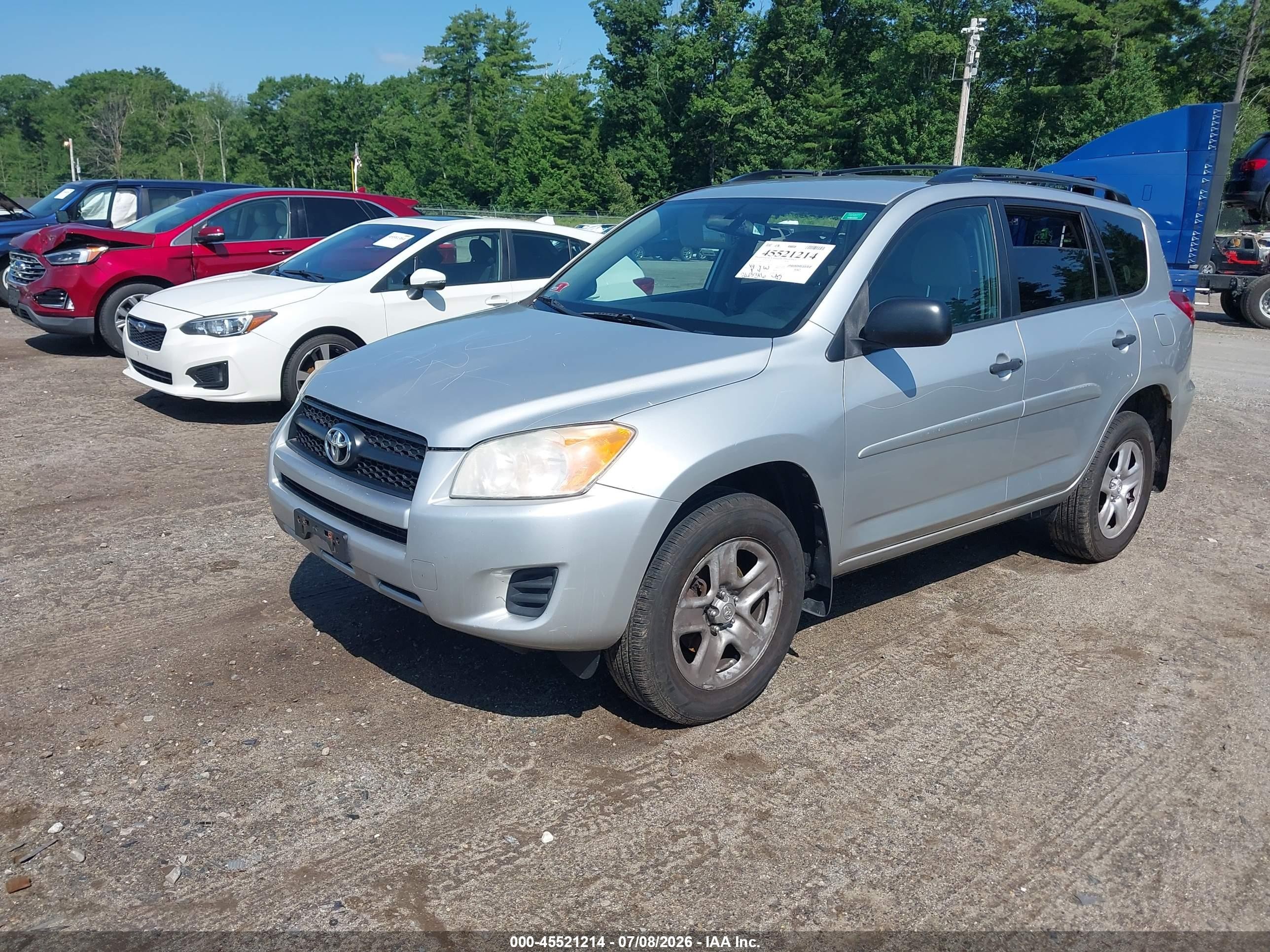 2012 Toyota Rav4   Silver vin: 2T3JF4DV2CW181795
