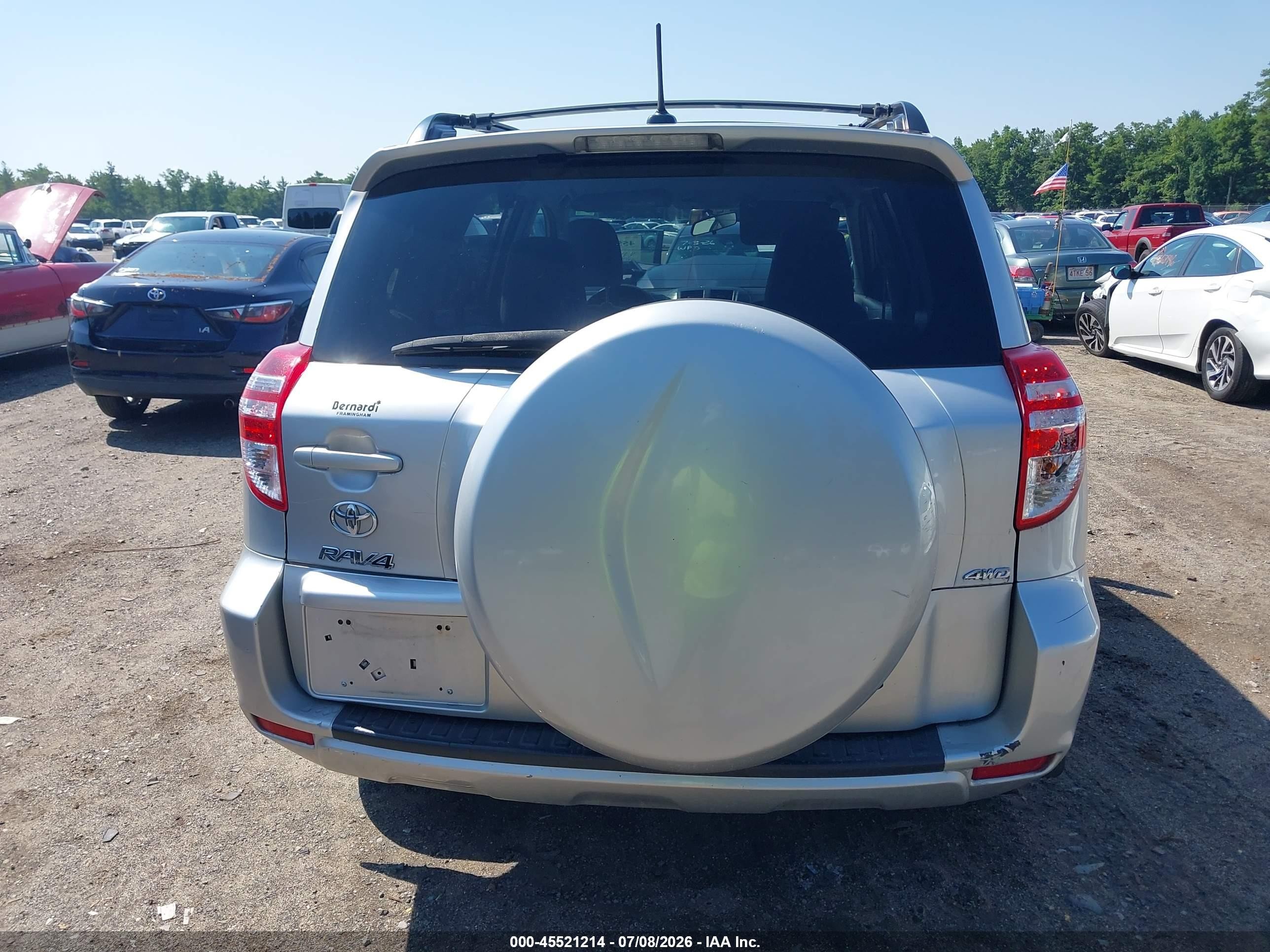 2012 Toyota Rav4   Silver vin: 2T3JF4DV2CW181795