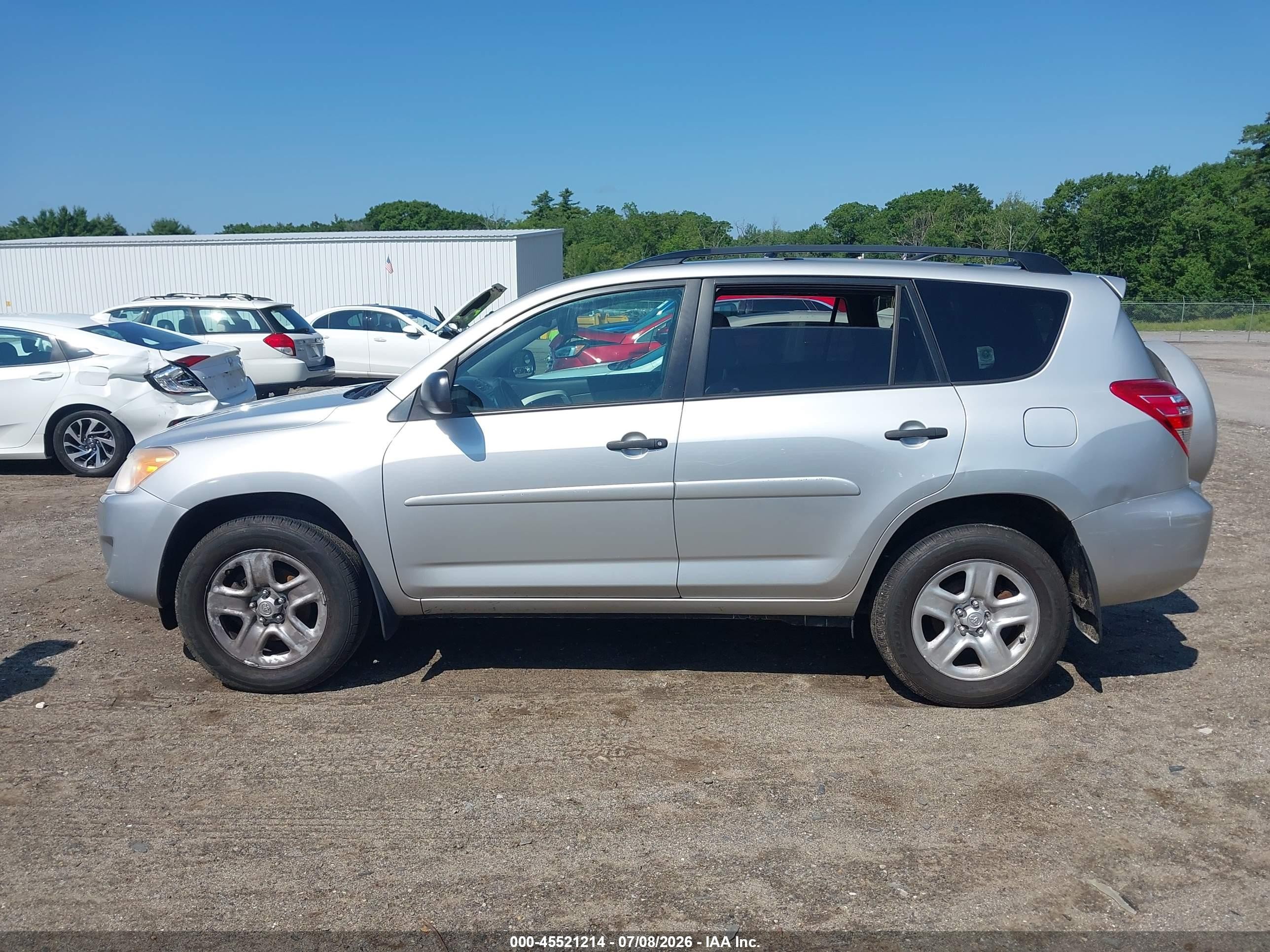 2012 Toyota Rav4   Silver vin: 2T3JF4DV2CW181795