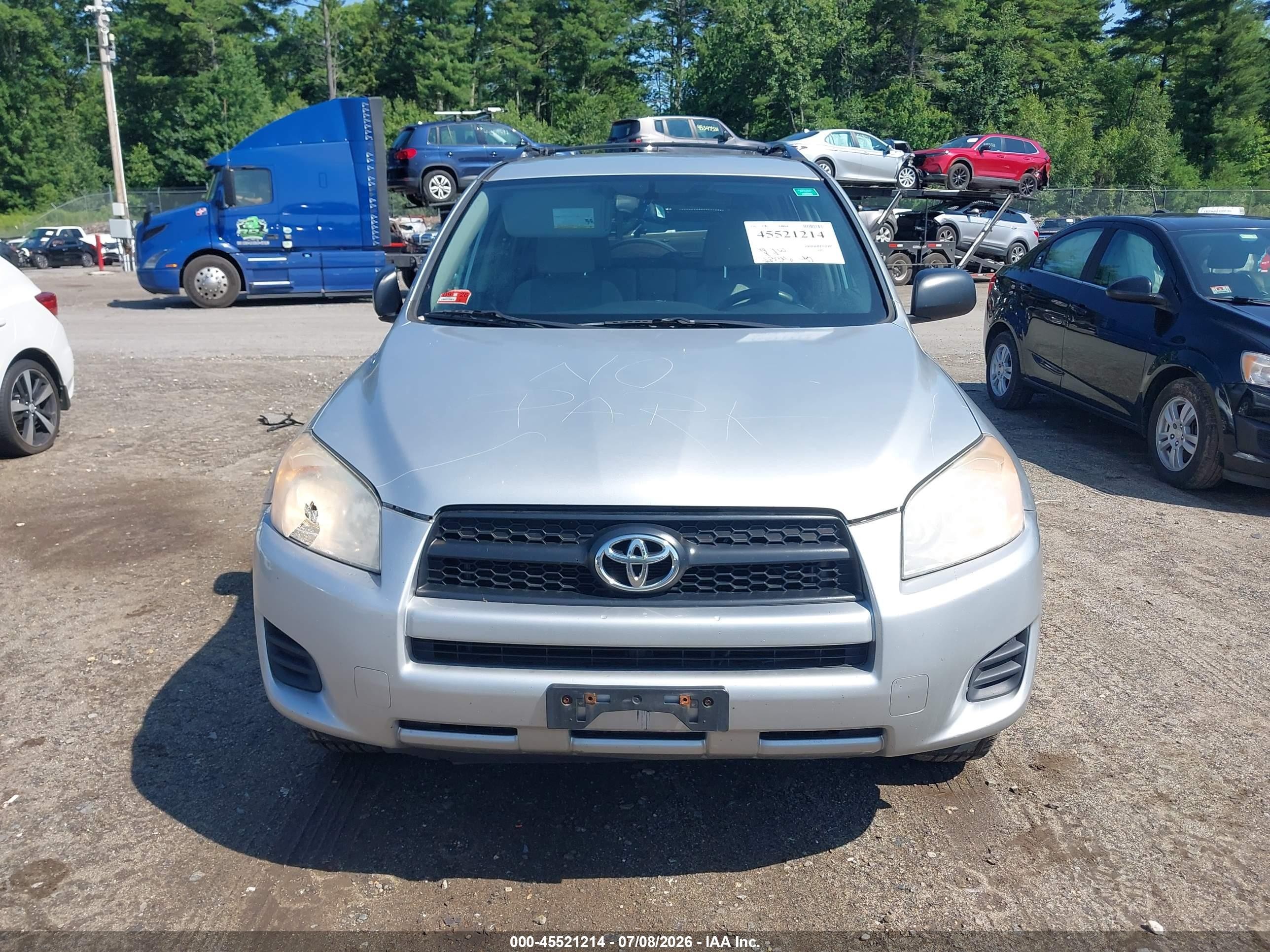 2012 Toyota Rav4   Silver vin: 2T3JF4DV2CW181795