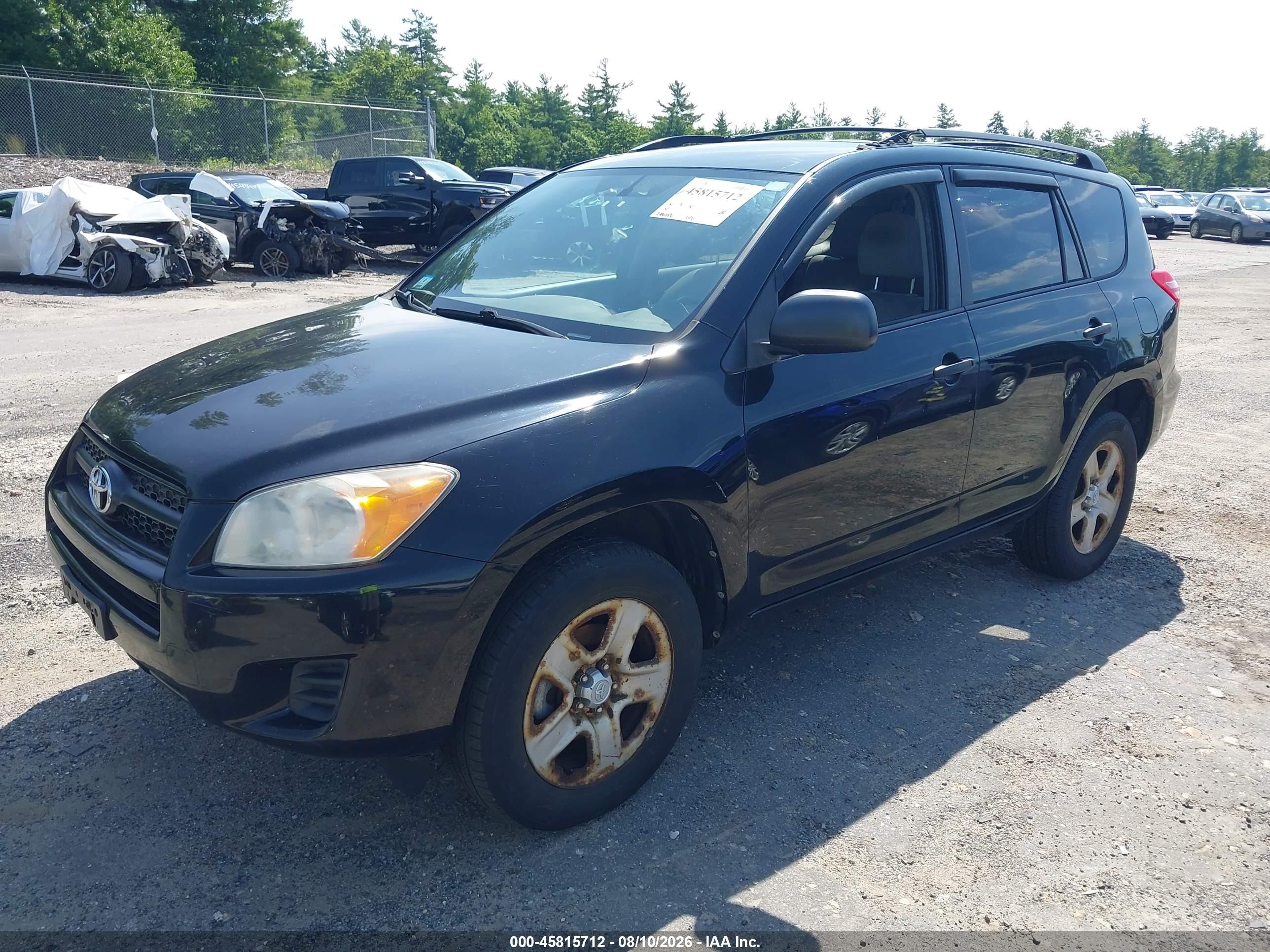 2012 Toyota Rav4   Black vin: 2T3JF4DV2CW244684