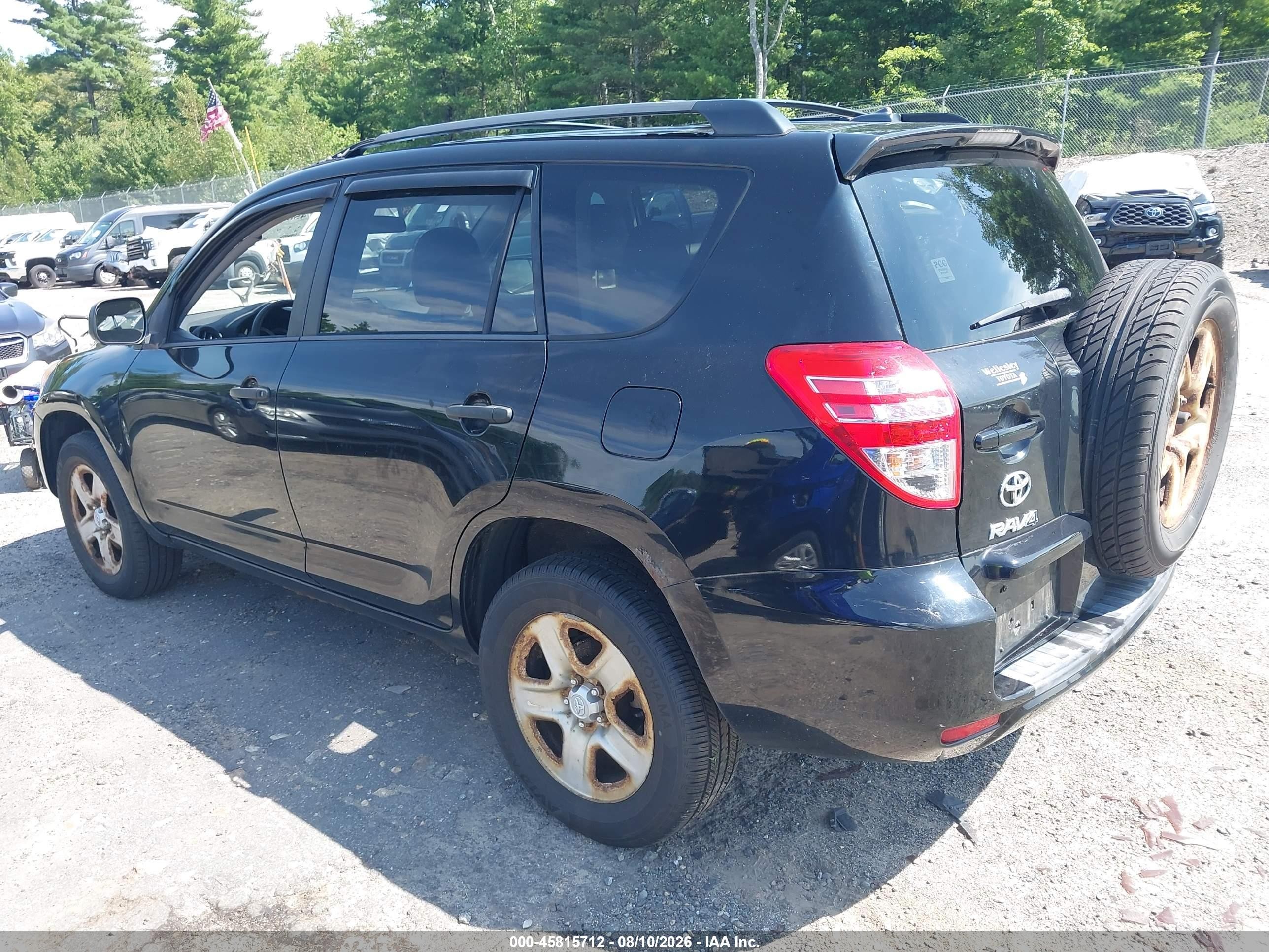 2012 Toyota Rav4   Black vin: 2T3JF4DV2CW244684