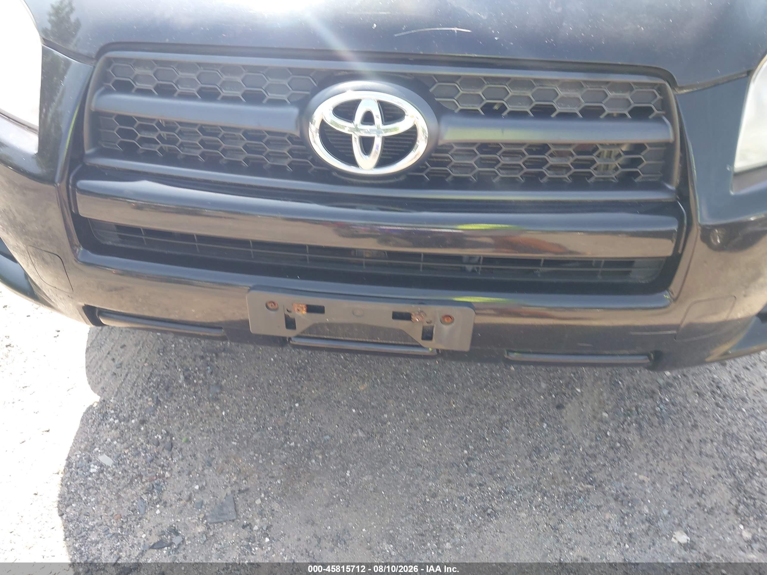 2012 Toyota Rav4   Black vin: 2T3JF4DV2CW244684