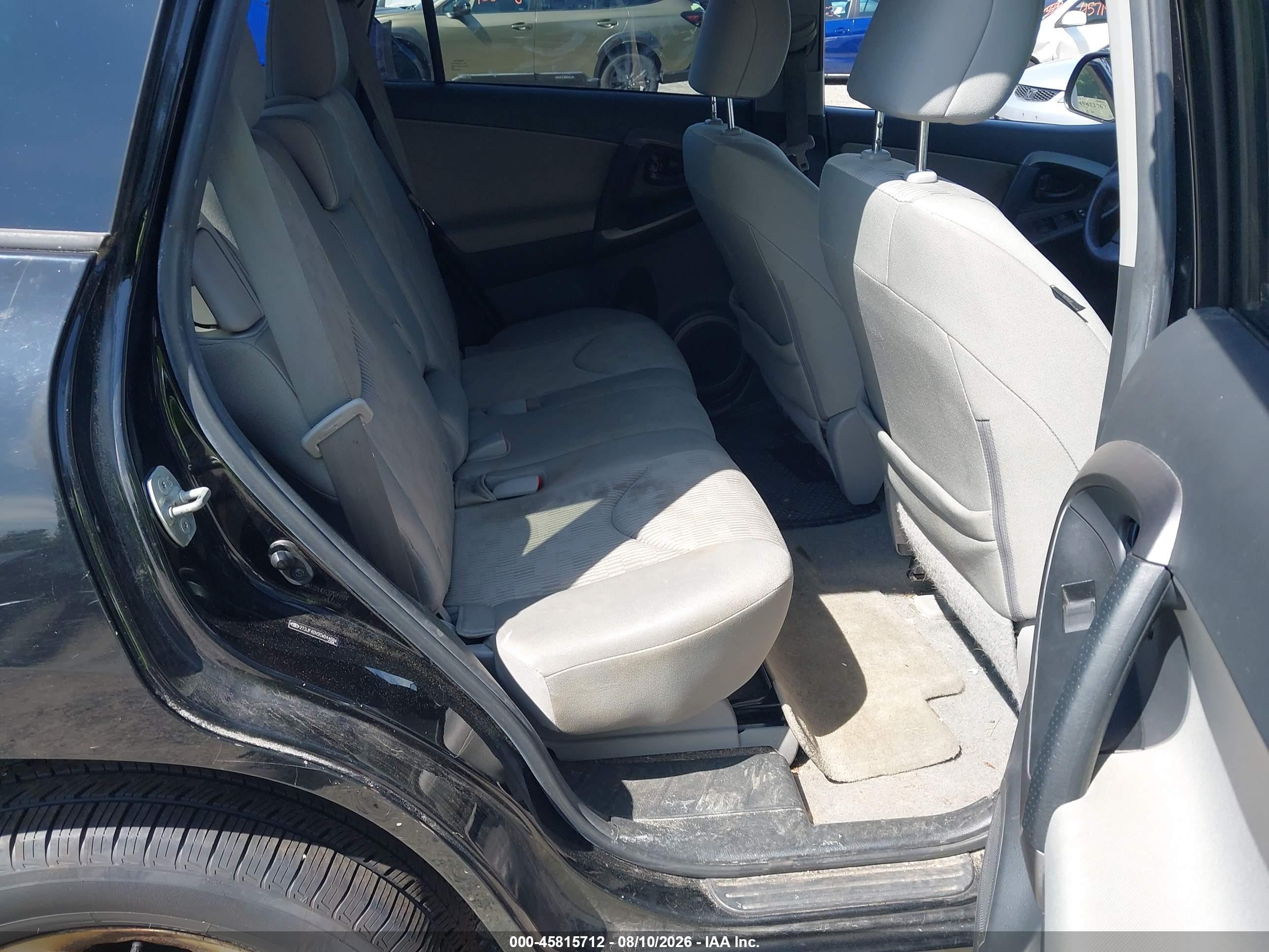 2012 Toyota Rav4   Black vin: 2T3JF4DV2CW244684