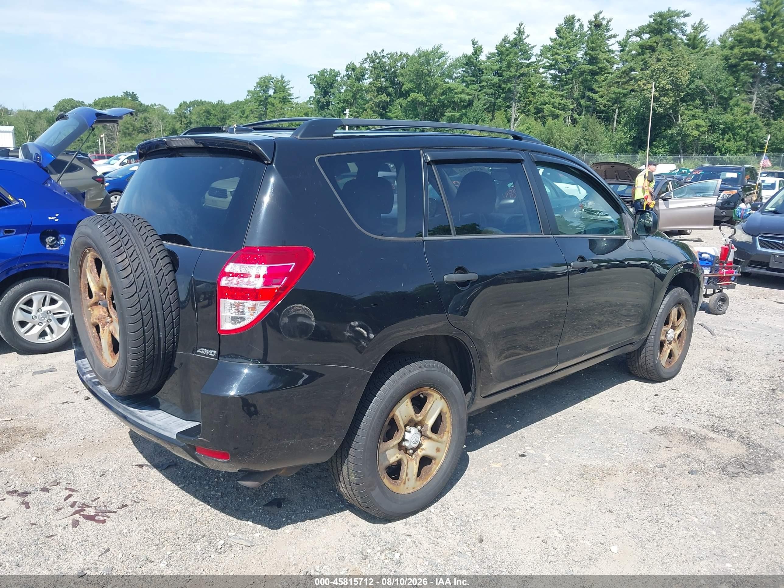 2012 Toyota Rav4   Black vin: 2T3JF4DV2CW244684