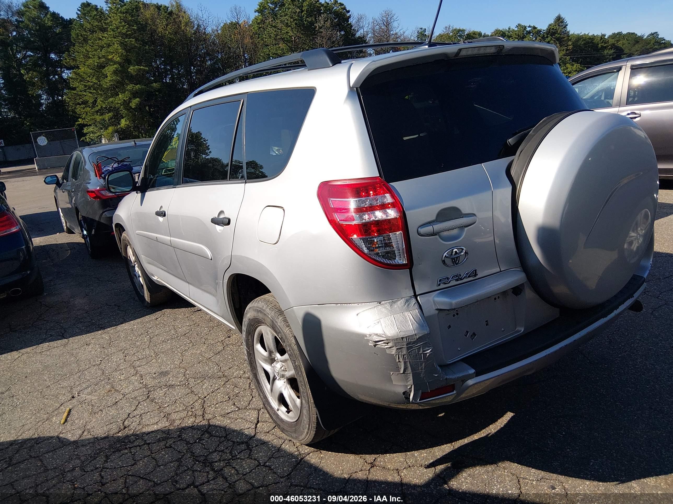 2012 Toyota Rav4   Silver vin: 2T3JF4DV4CW195973