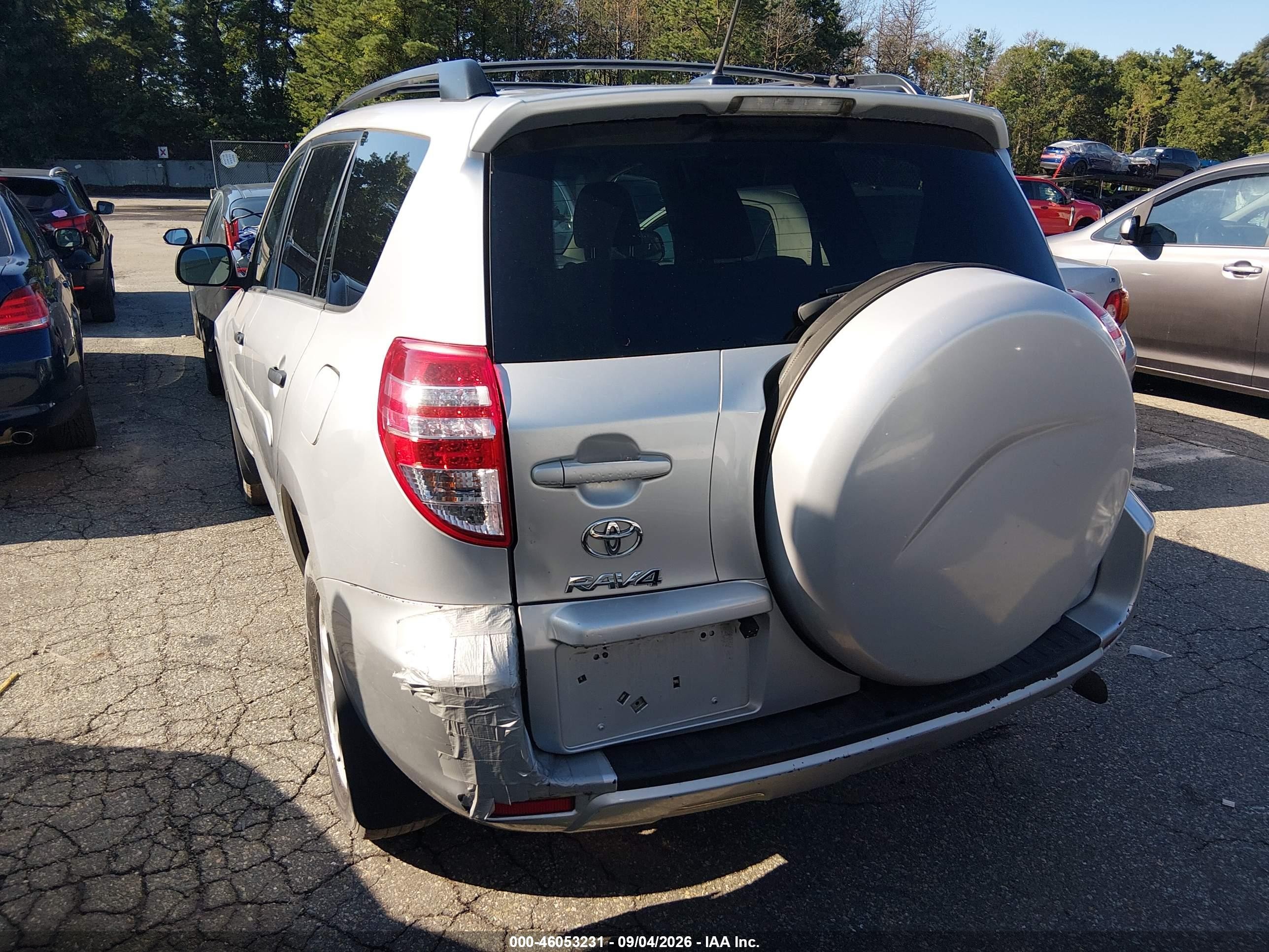 2012 Toyota Rav4   Silver vin: 2T3JF4DV4CW195973