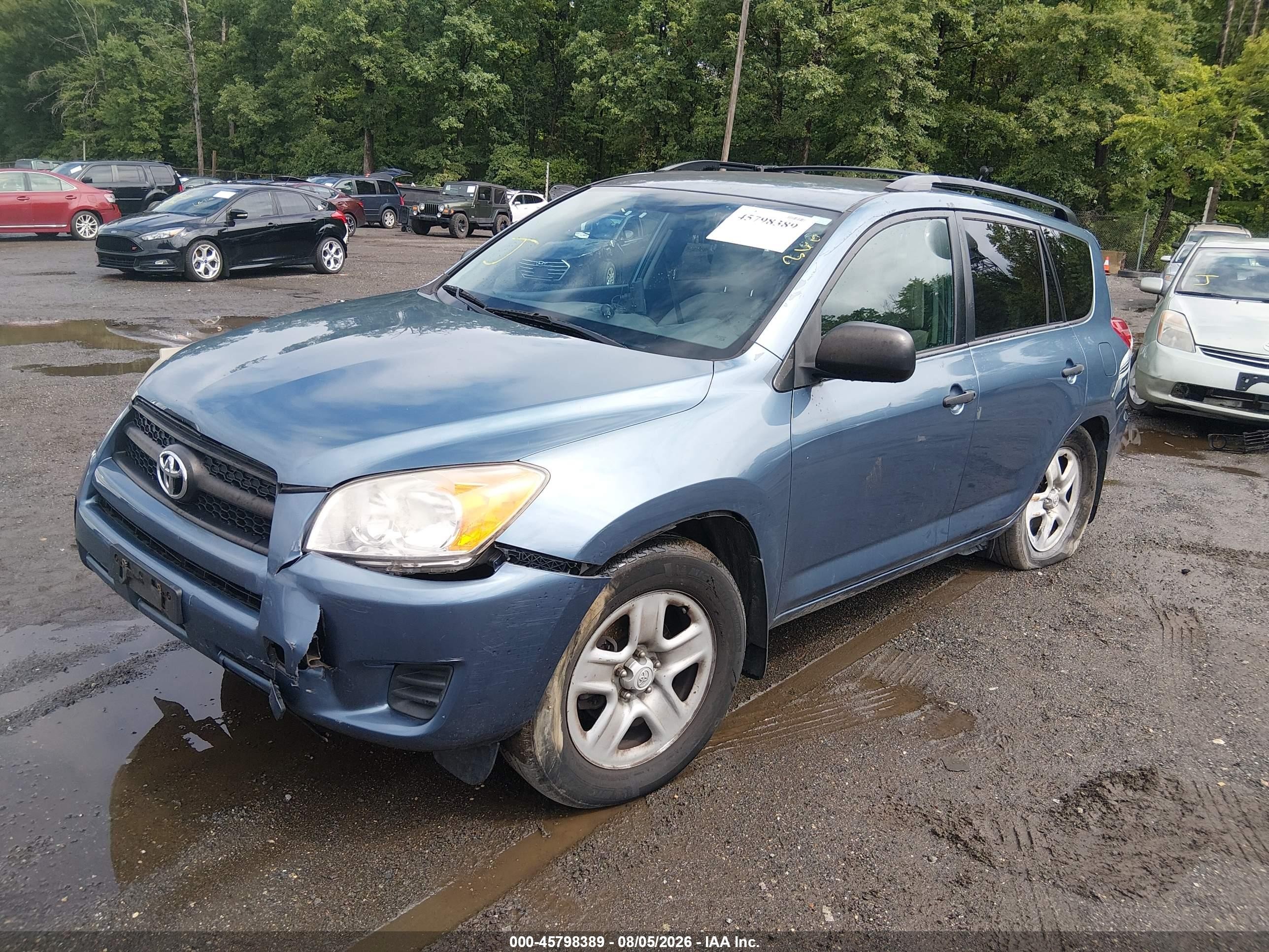 2012 Toyota Rav4   Blue vin: 2T3JF4DV4CW237056