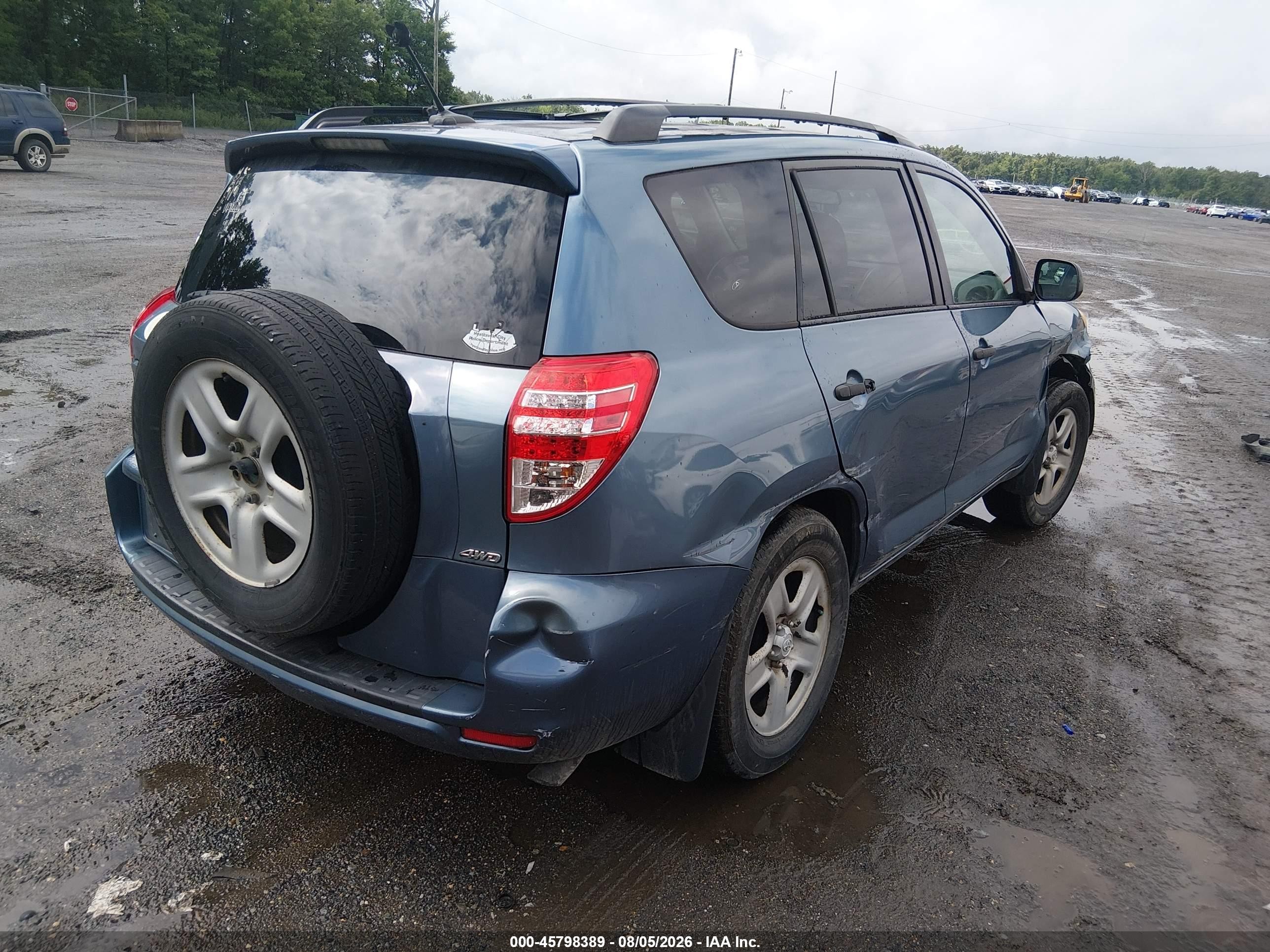 2012 Toyota Rav4   Blue vin: 2T3JF4DV4CW237056