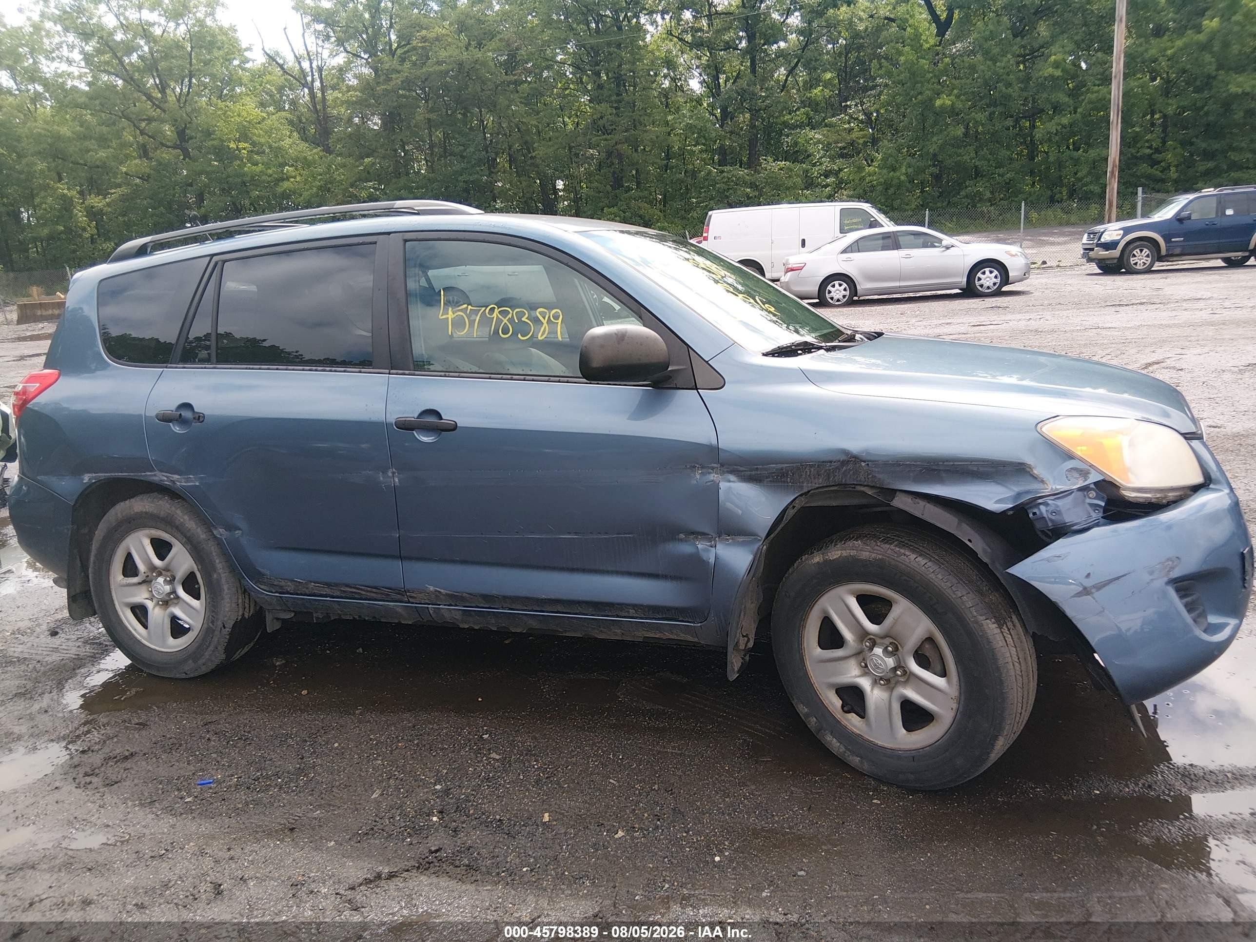2012 Toyota Rav4   Blue vin: 2T3JF4DV4CW237056