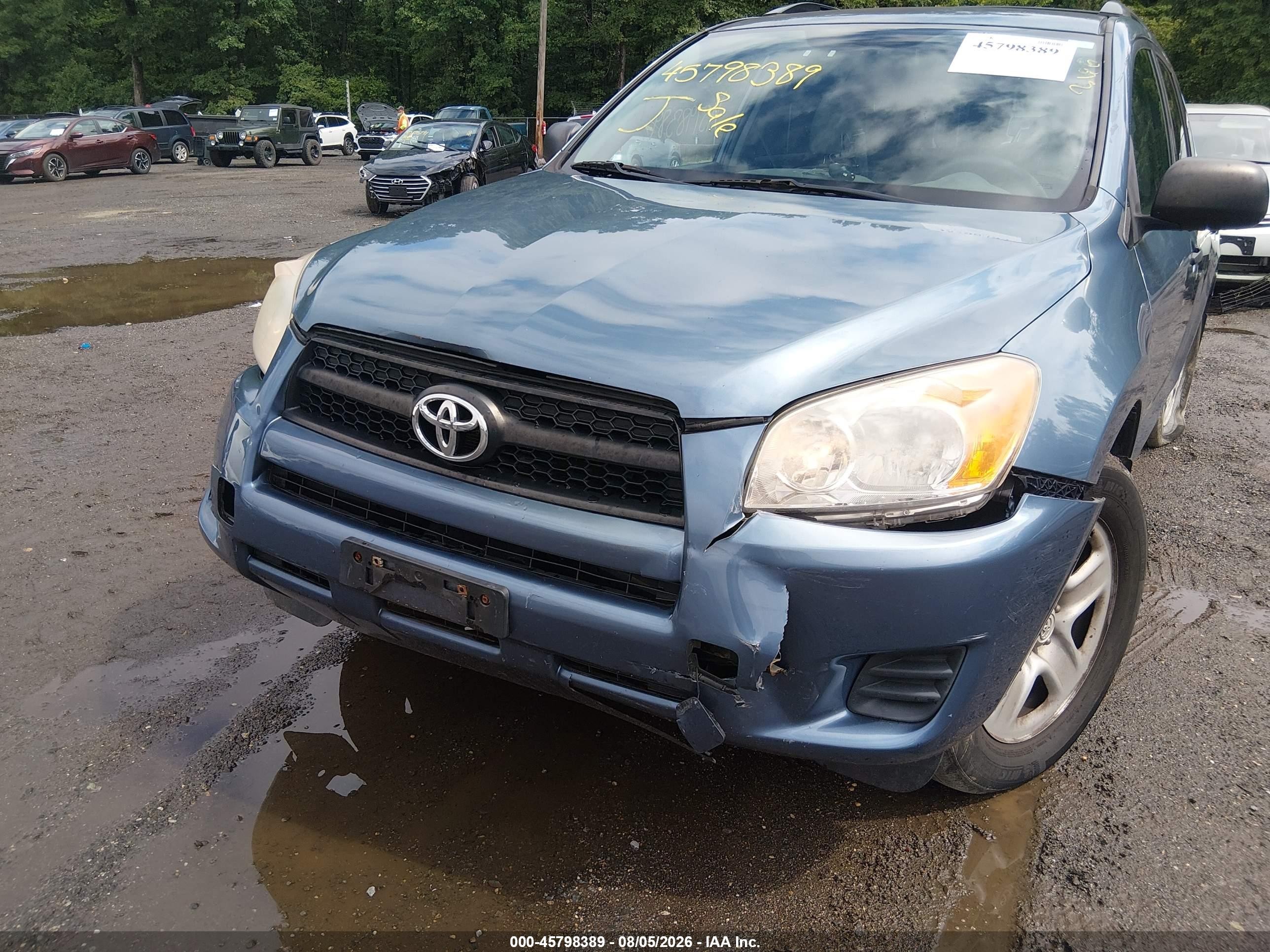 2012 Toyota Rav4   Blue vin: 2T3JF4DV4CW237056