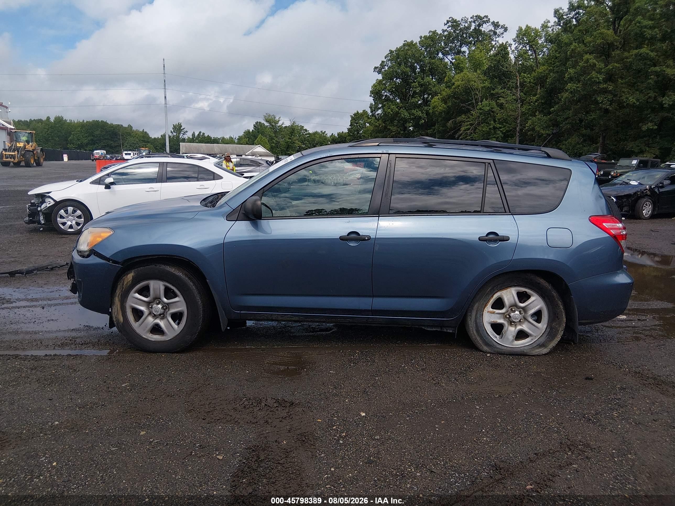 2012 Toyota Rav4   Blue vin: 2T3JF4DV4CW237056