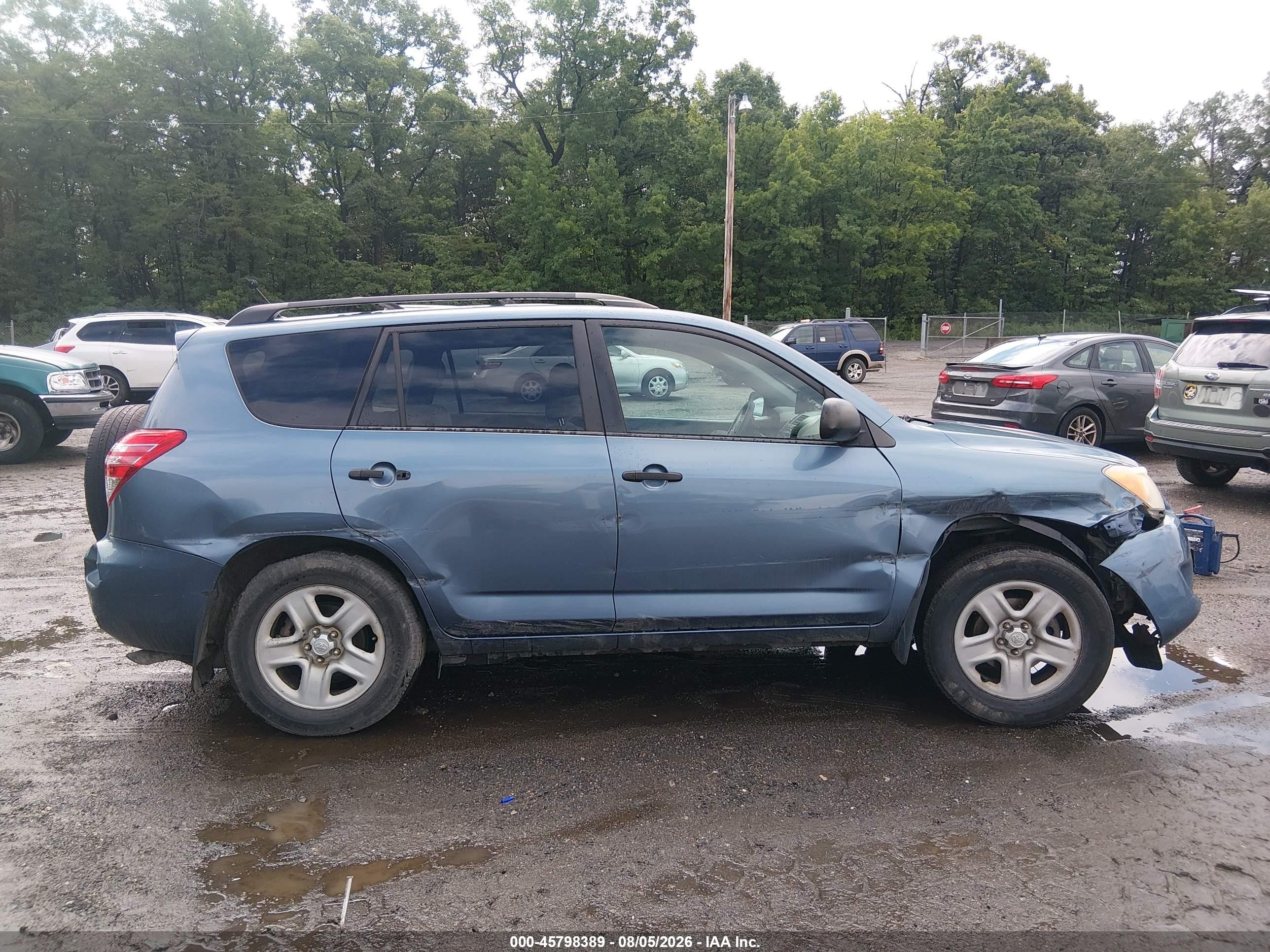 2012 Toyota Rav4   Blue vin: 2T3JF4DV4CW237056