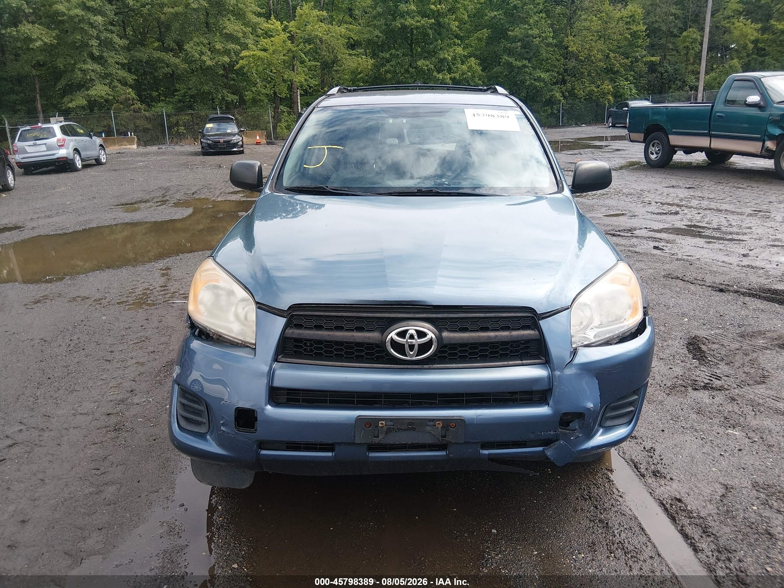 2012 Toyota Rav4   Blue vin: 2T3JF4DV4CW237056