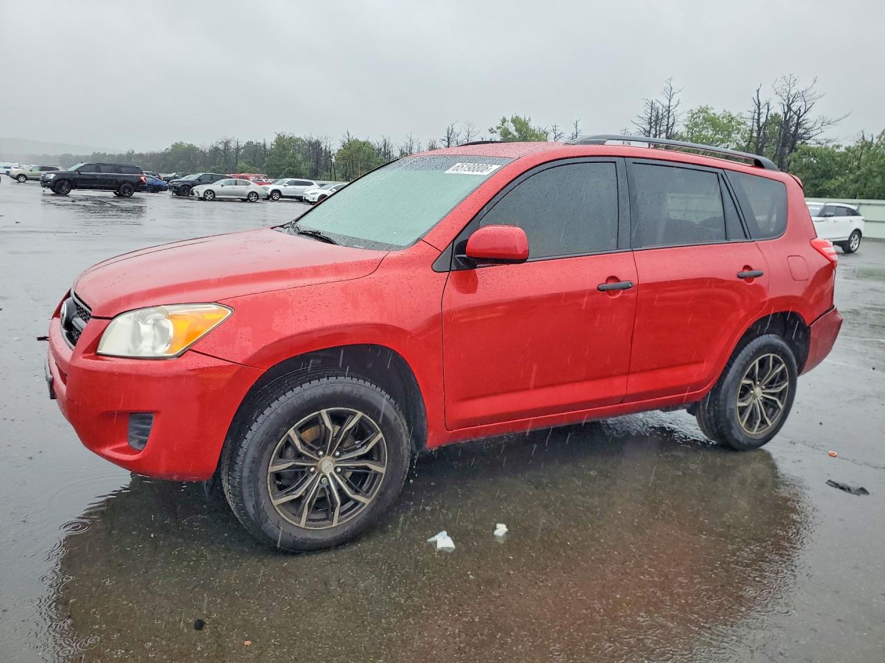 2011 Toyota Rav4 Base Red vin: 2T3JF4DV5BW086744