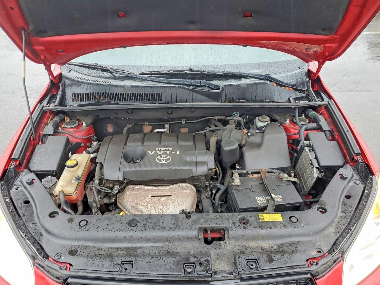 2011 Toyota Rav4 Base Красный vin: 2T3JF4DV5BW086744