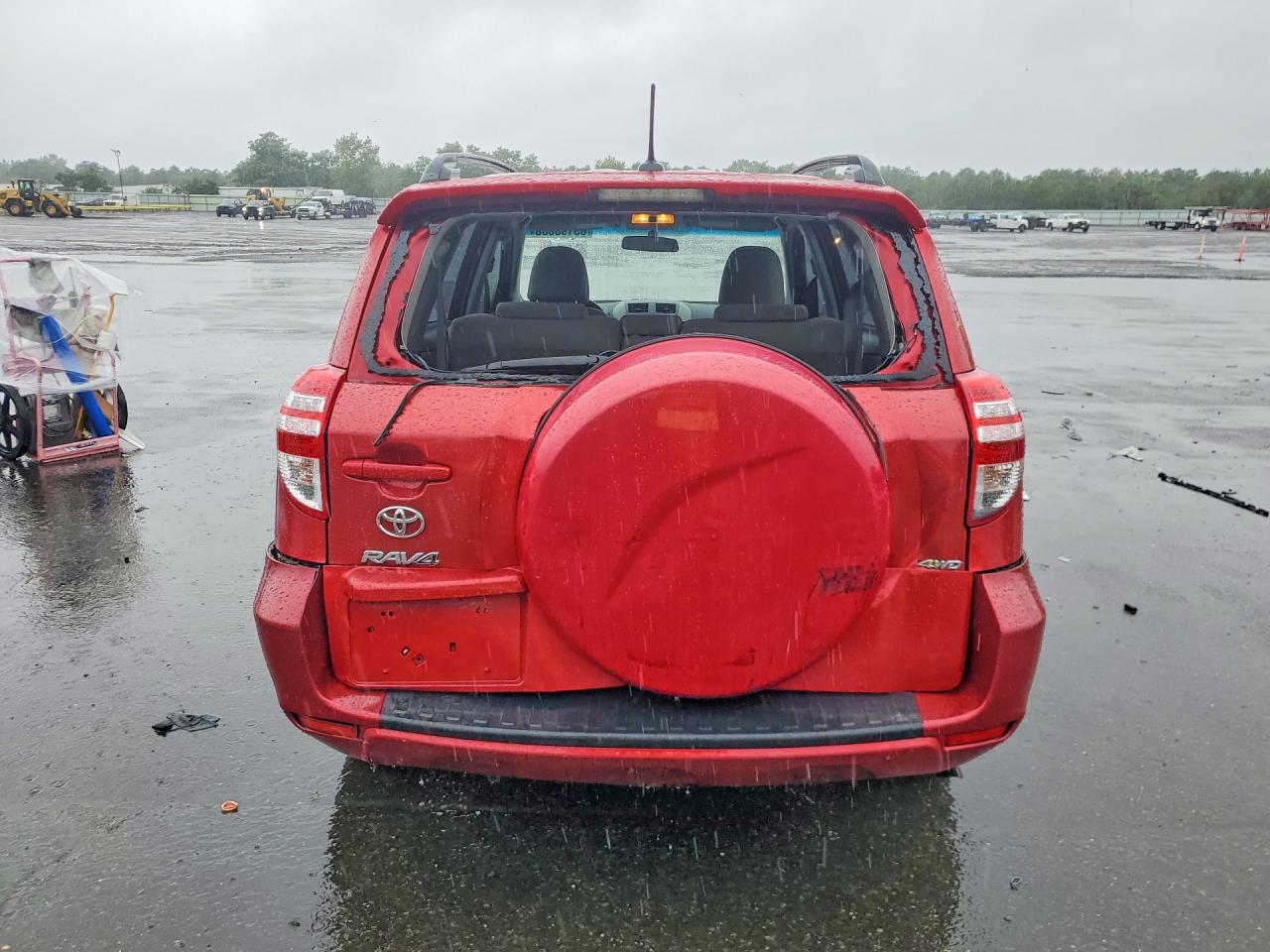 2011 Toyota Rav4 Base Красный vin: 2T3JF4DV5BW086744