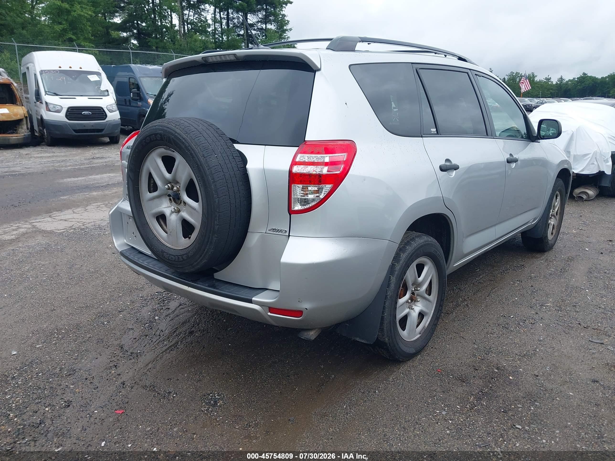 2012 Toyota Rav4   Серебряный vin: 2T3JF4DV5CW187848