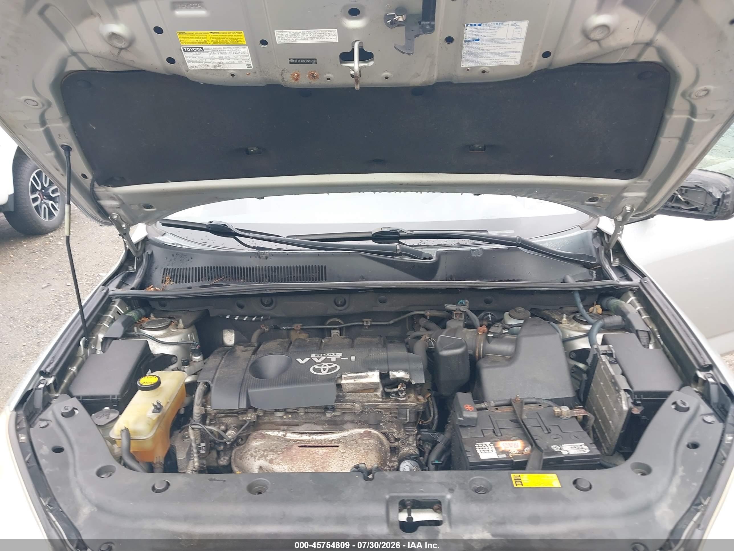 2012 Toyota Rav4   Серебряный vin: 2T3JF4DV5CW187848