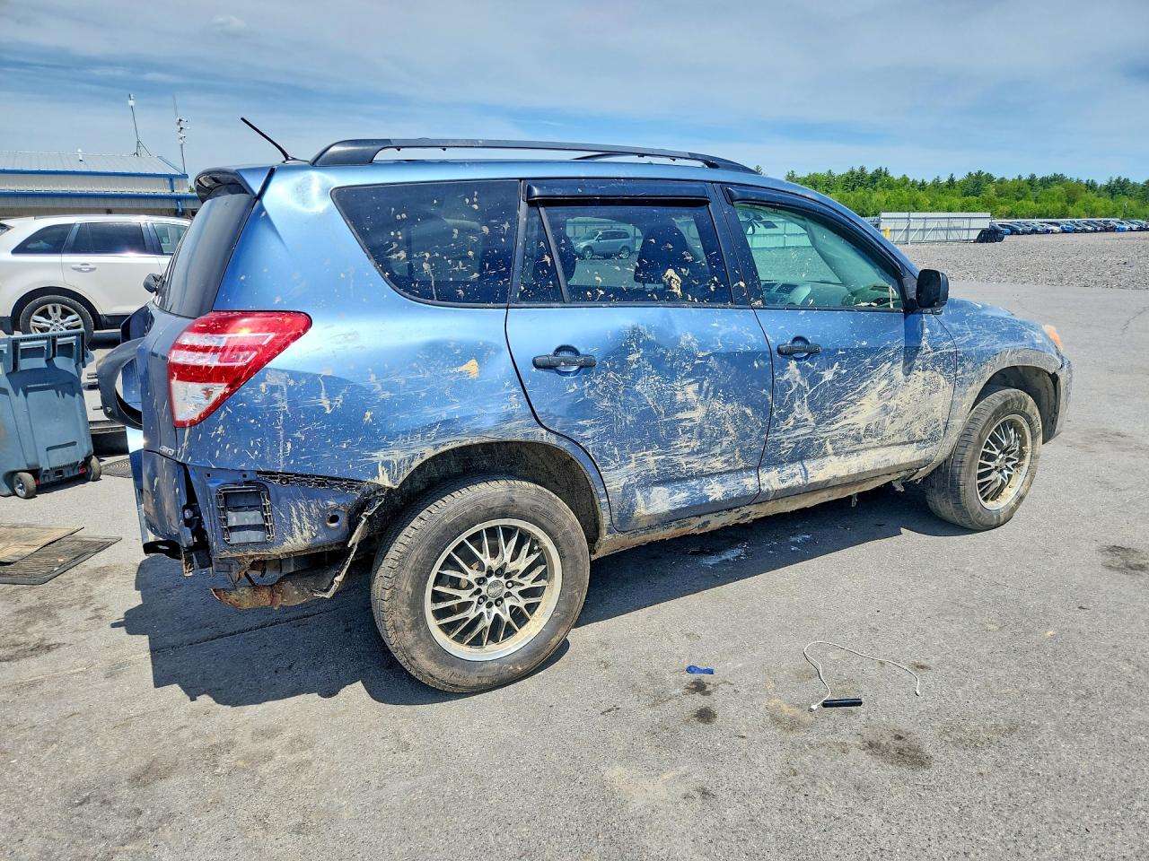 2010 Toyota Rav4 Base Blue vin: 2T3JF4DV7AW036541