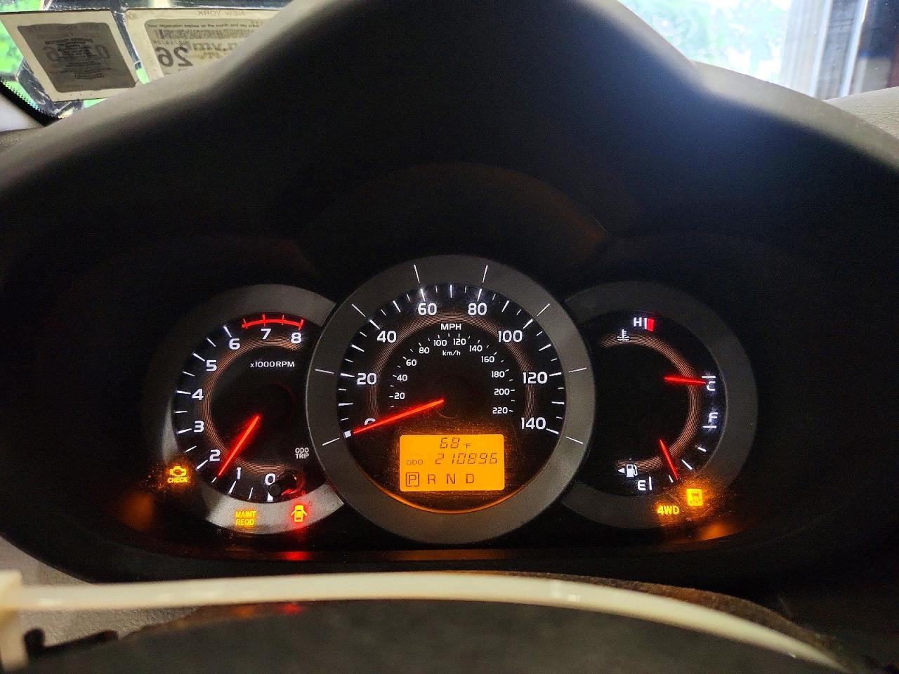 2010 Toyota Rav4 Base Black vin: 2T3JF4DV7AW076067