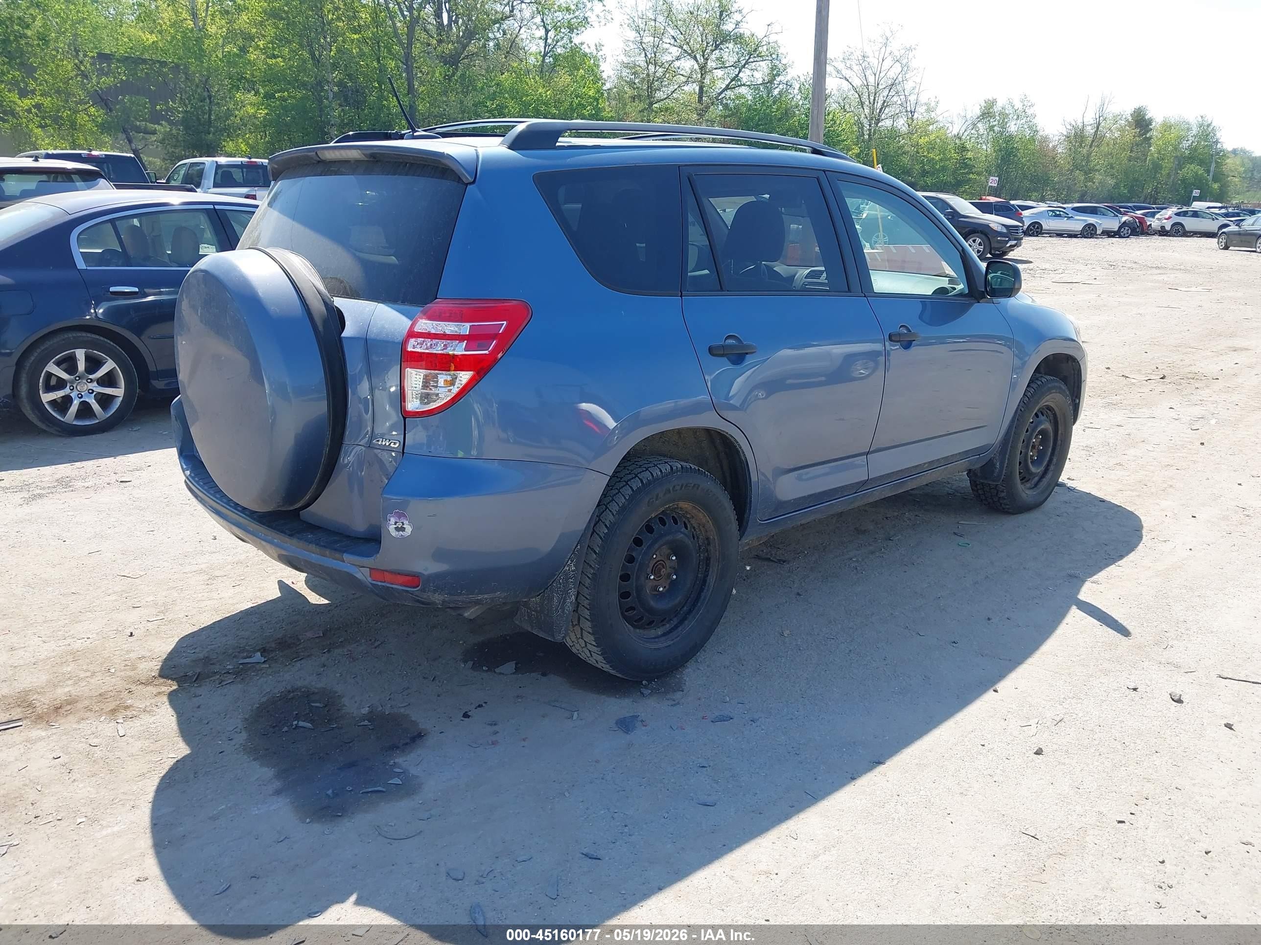 2012 Toyota Rav4   Blue vin: 2T3JF4DV7CW251937