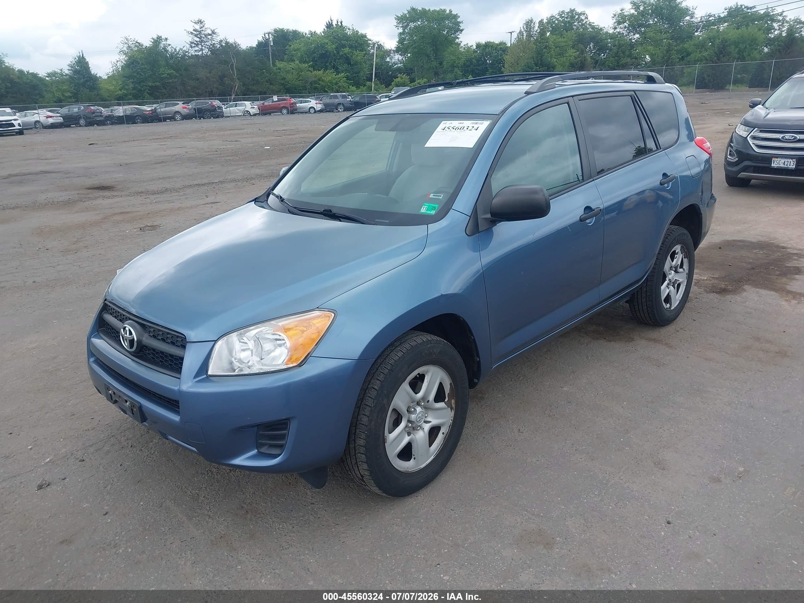 2011 Toyota Rav4   Light Blue vin: 2T3JF4DV9BW140675