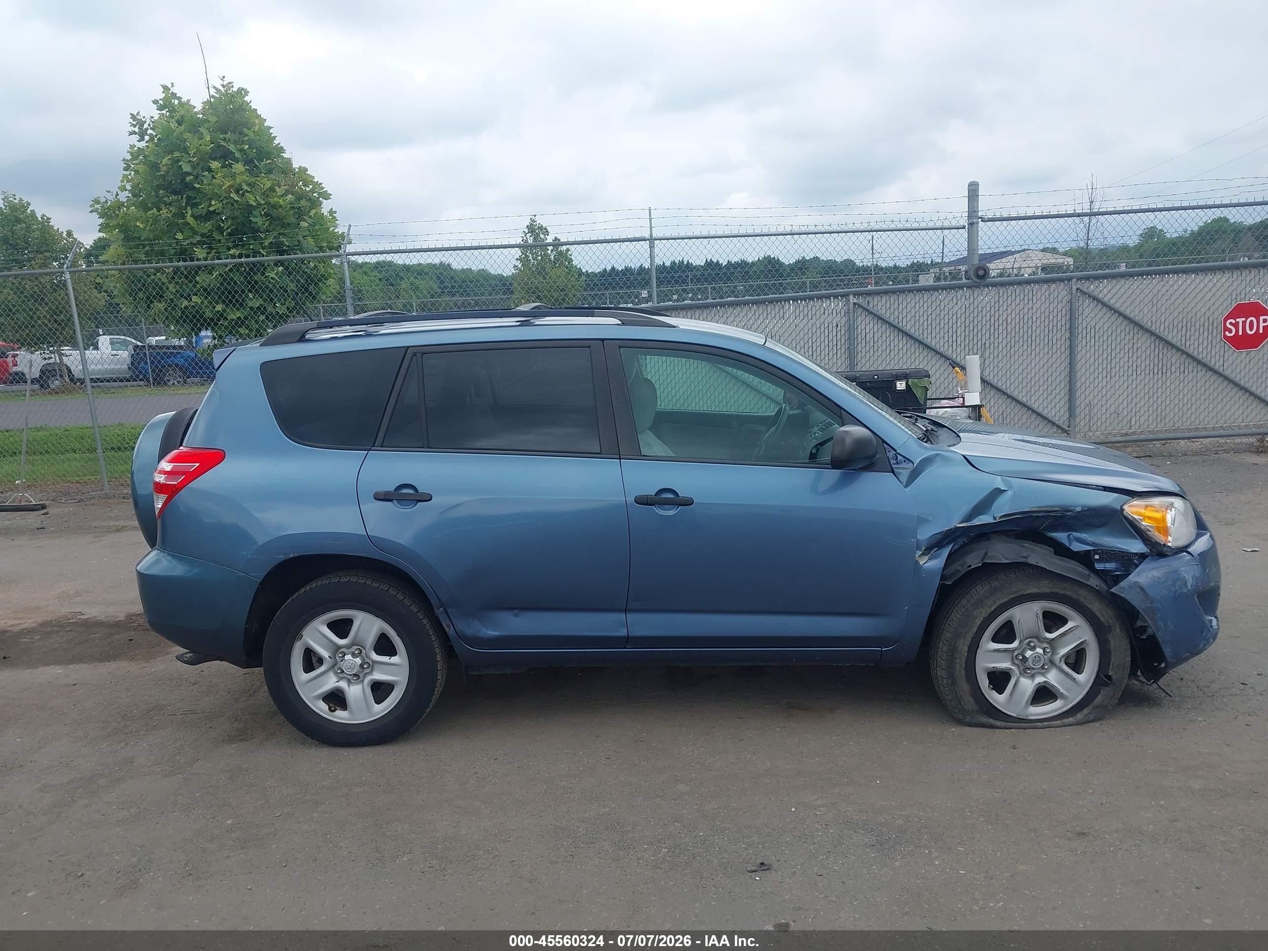 2011 Toyota Rav4   Light Blue vin: 2T3JF4DV9BW140675