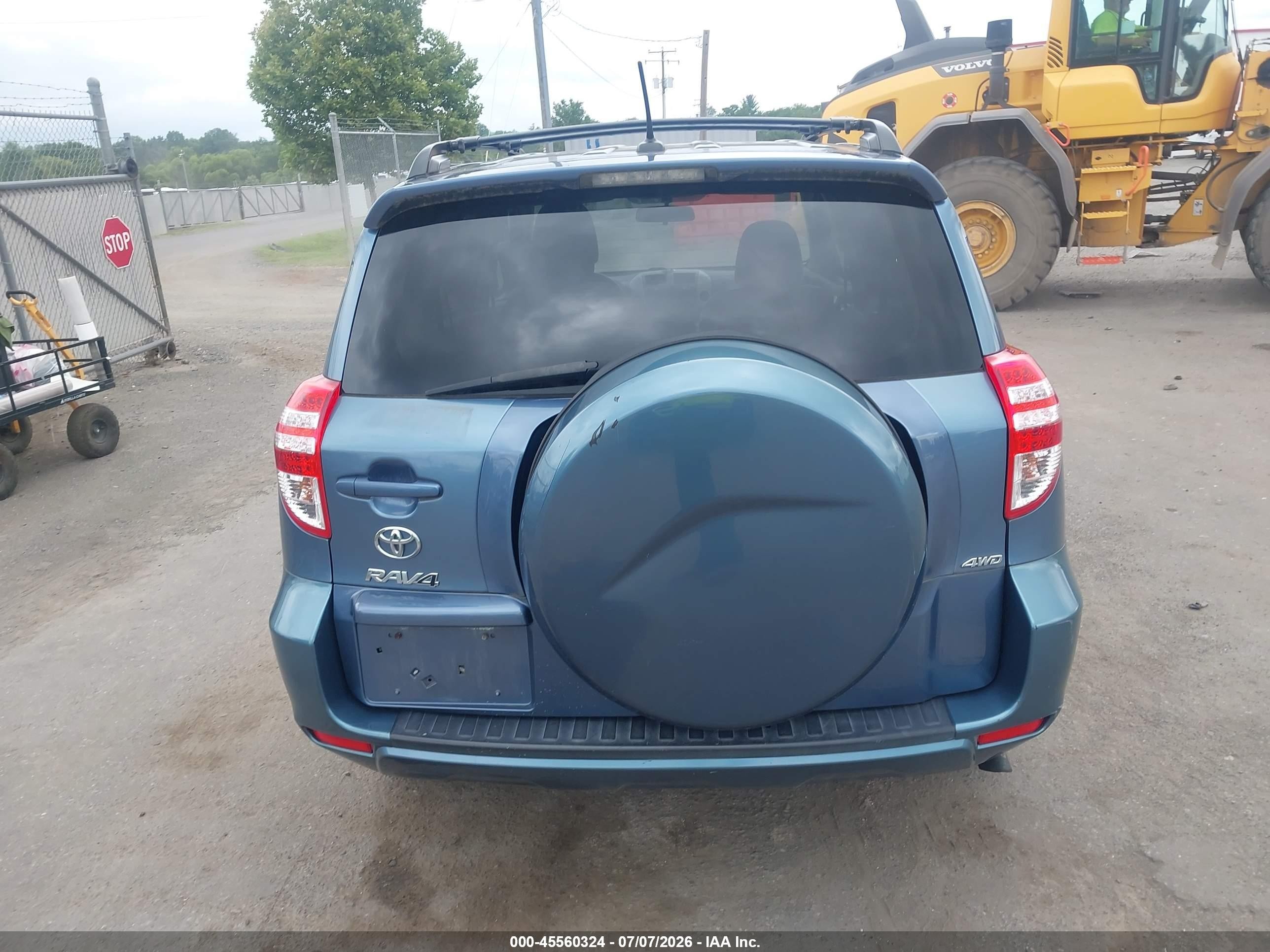 2011 Toyota Rav4   Light Blue vin: 2T3JF4DV9BW140675