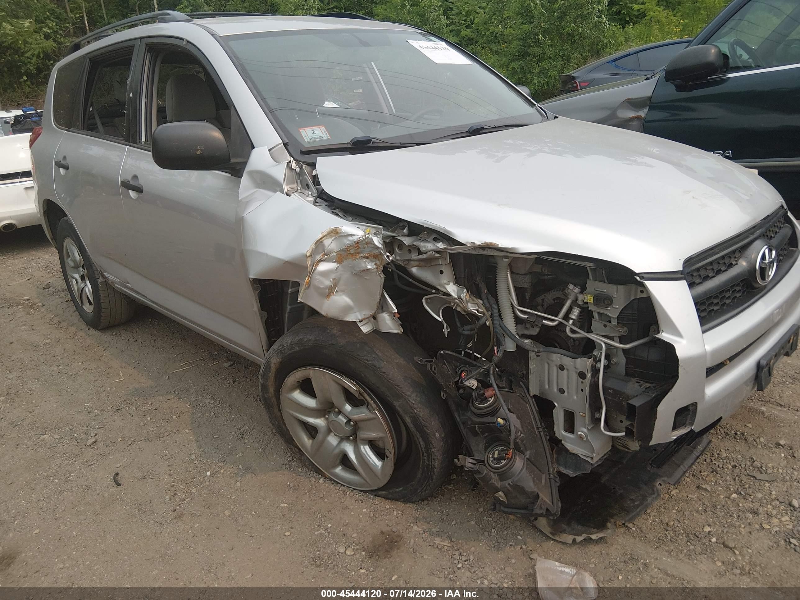 2011 Toyota Rav4 Silver vin: 2T3JF4DVXBW085542