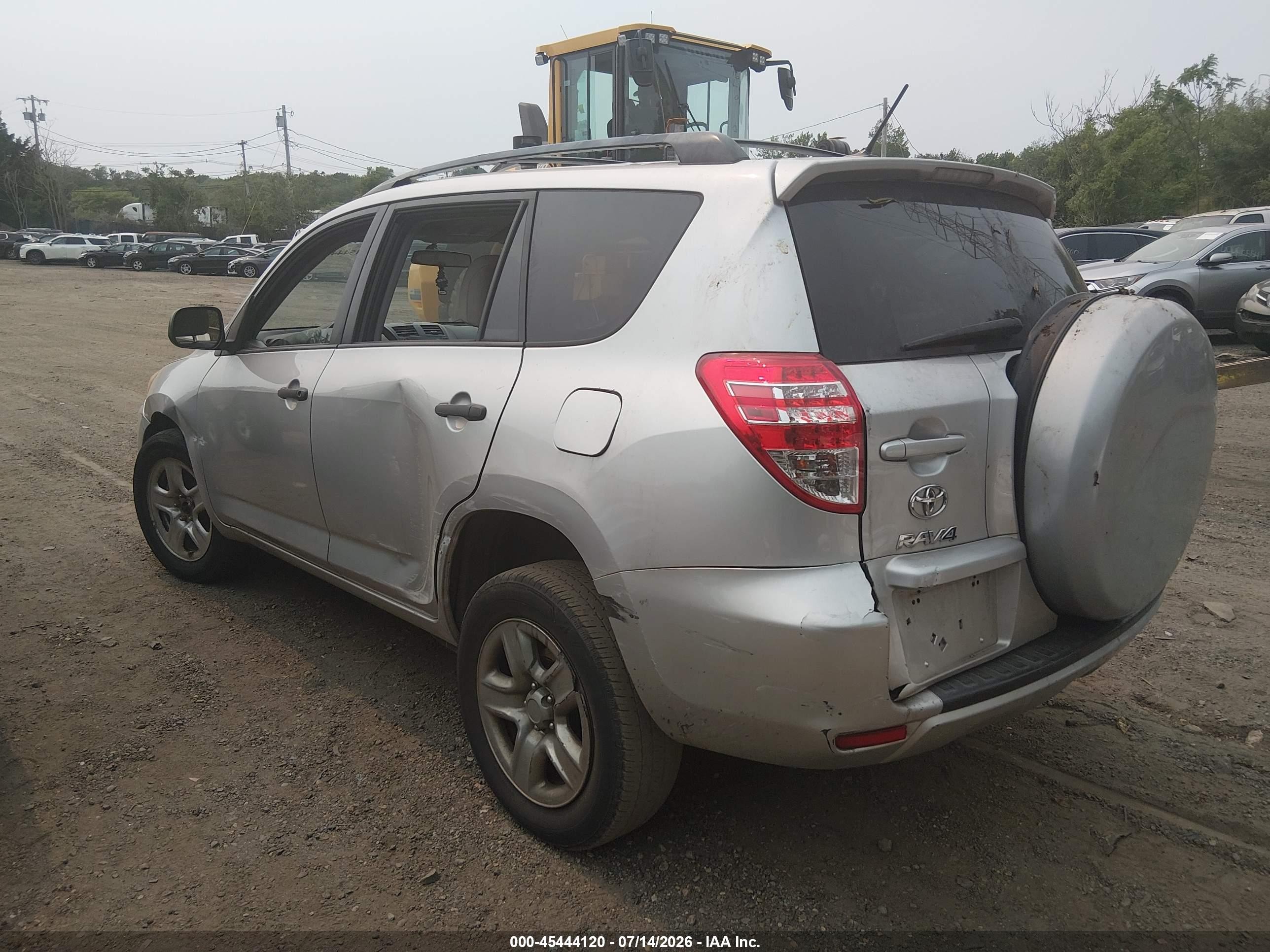 2011 Toyota Rav4 Silver vin: 2T3JF4DVXBW085542