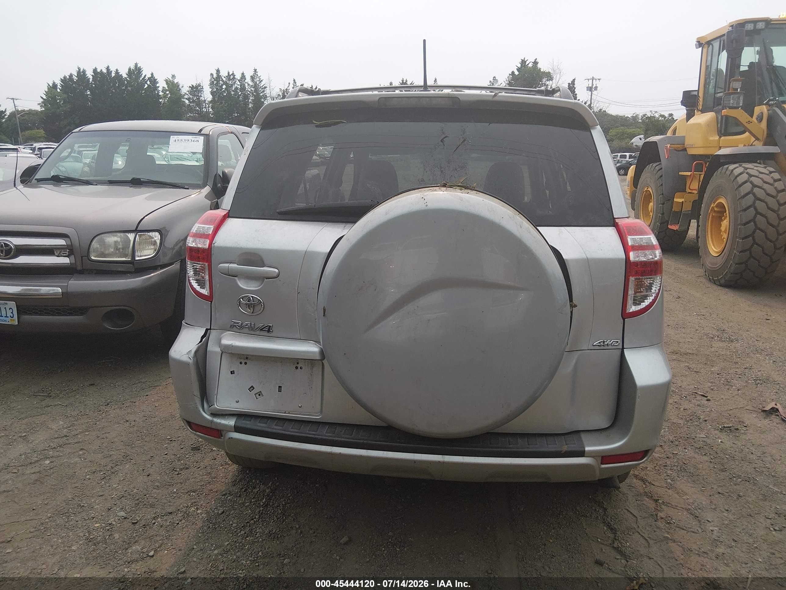 2011 Toyota Rav4 Silver vin: 2T3JF4DVXBW085542